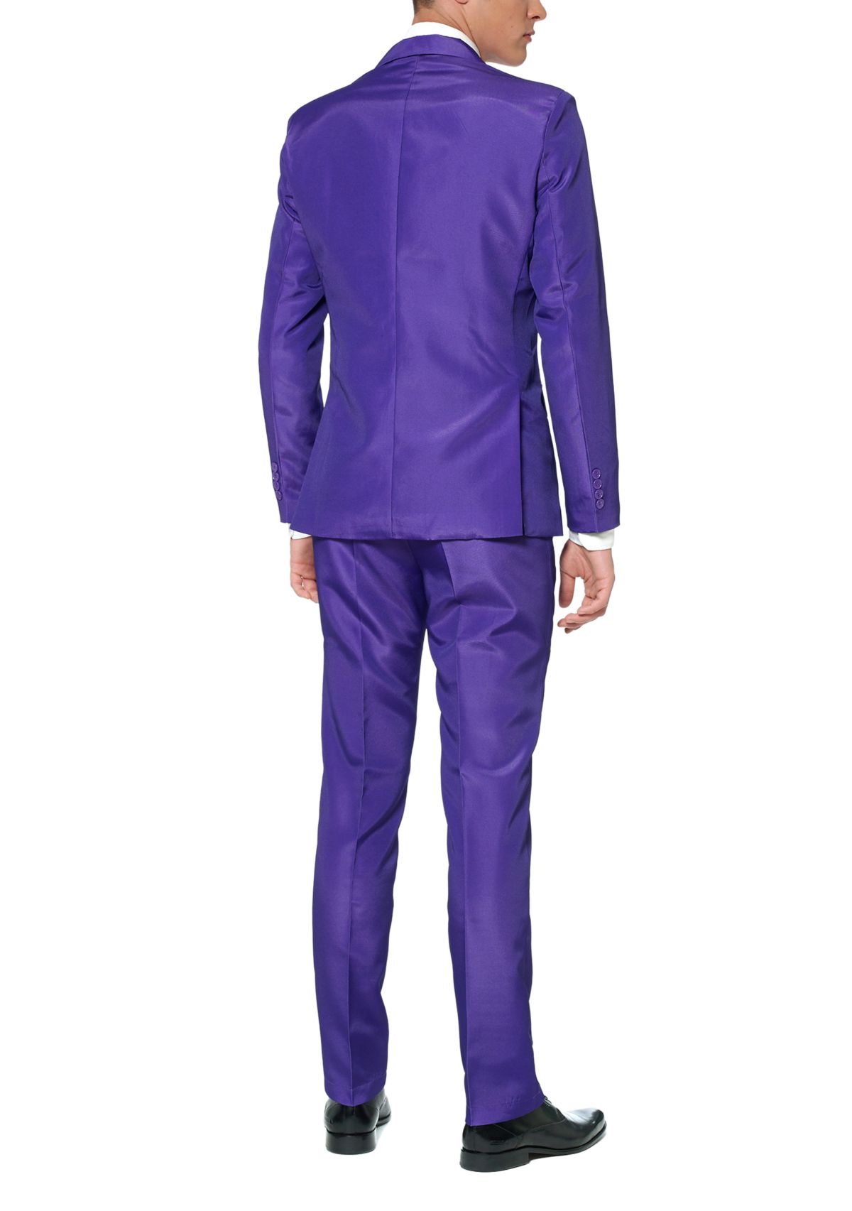 Solid Purple  2 Piece Suit + Tie