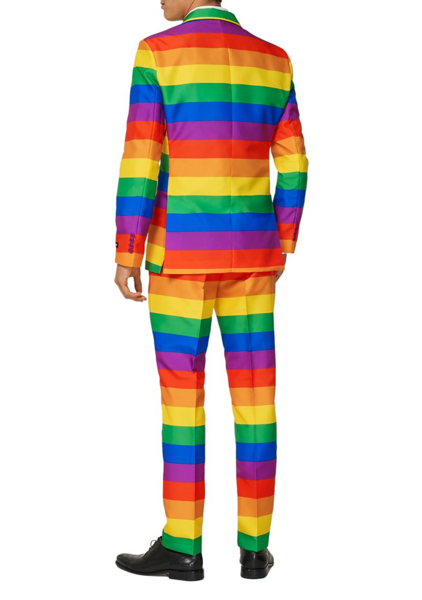 Rainbow  2 Piece Suit + Tie