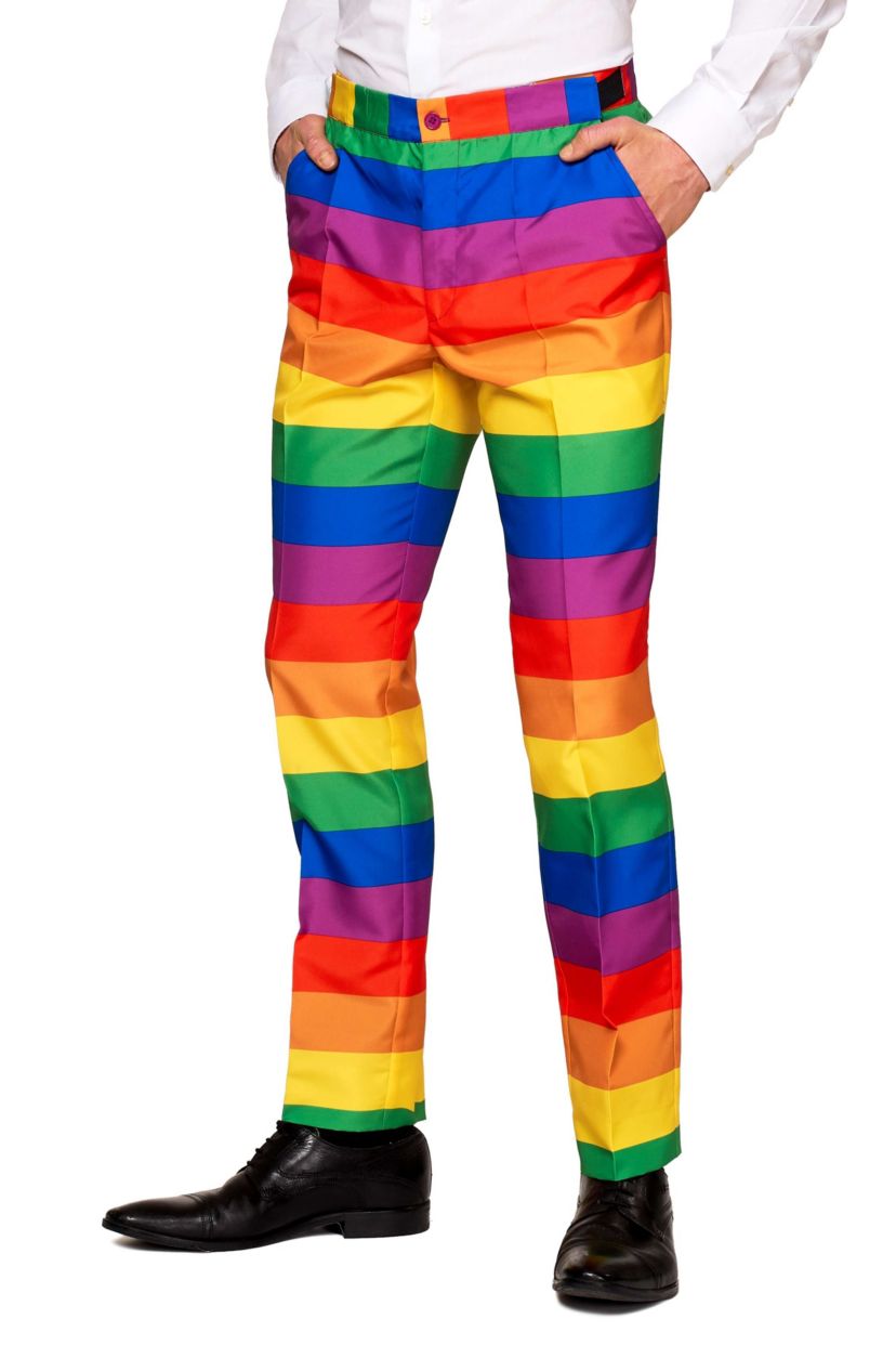 Rainbow  2 Piece Suit + Tie