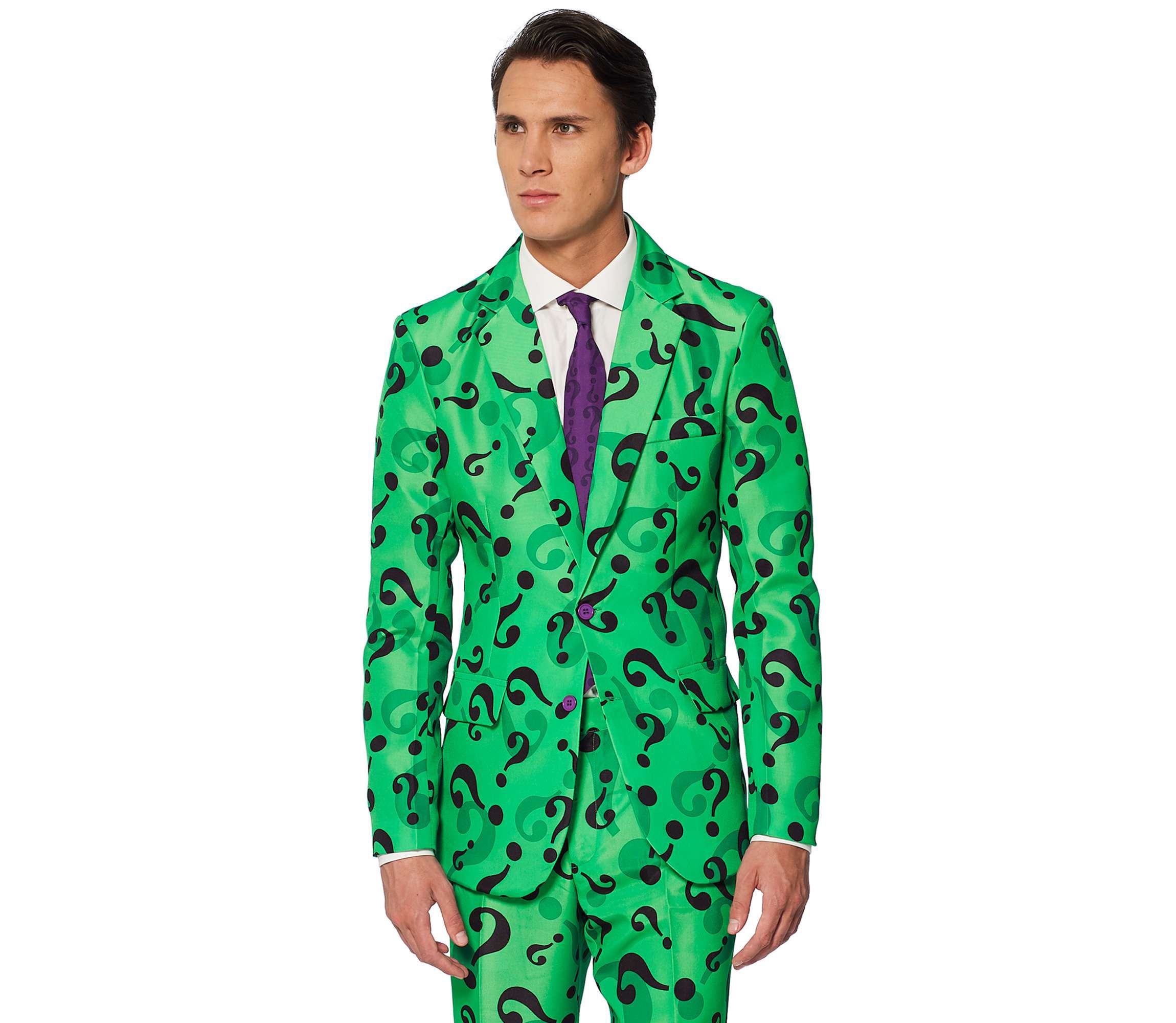 The Riddler 2 Piece Suit + Tie