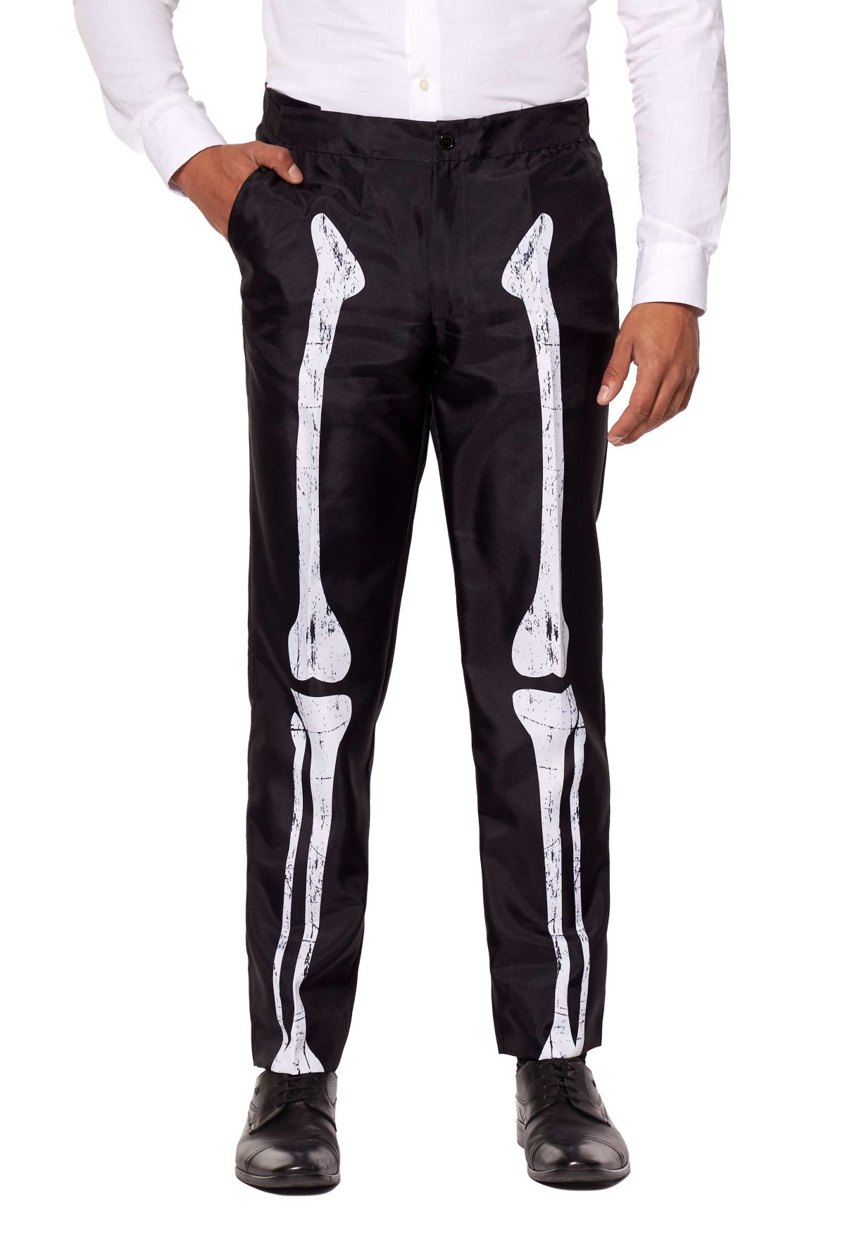 Skeleton Grunge Black   2 Piece Suit + Tie