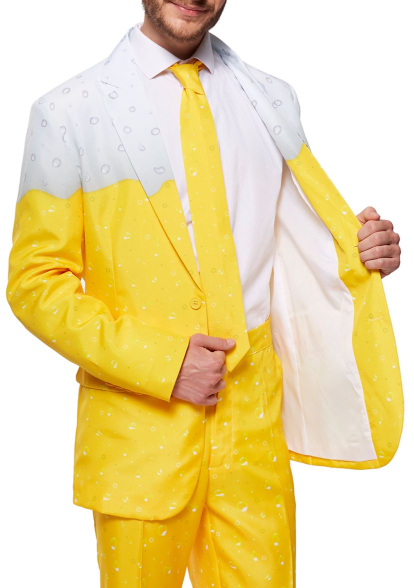 Premium Beer Yellow  2 Piece Suit + Tie