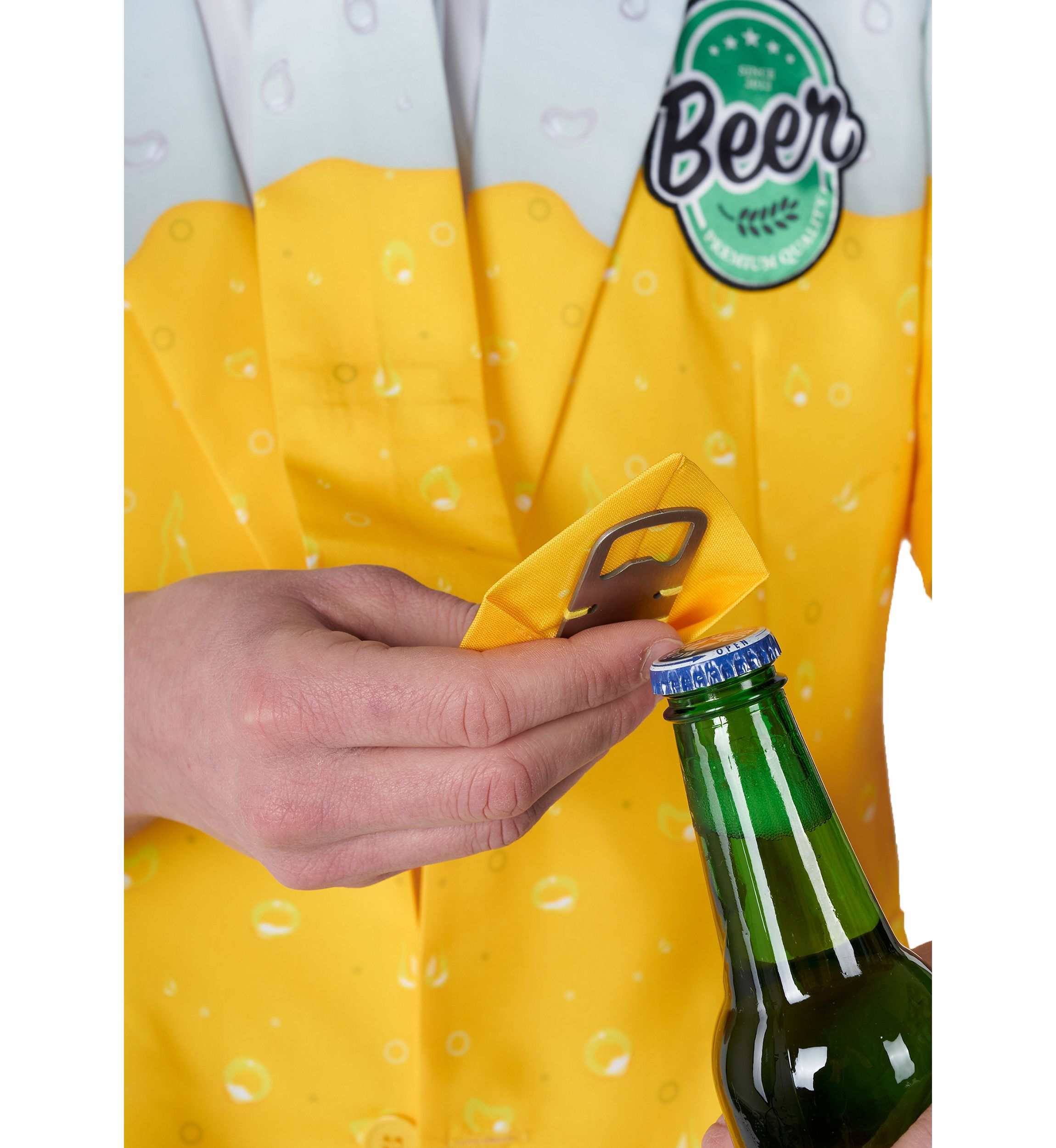 Premium Beer Yellow  2 Piece Suit + Tie