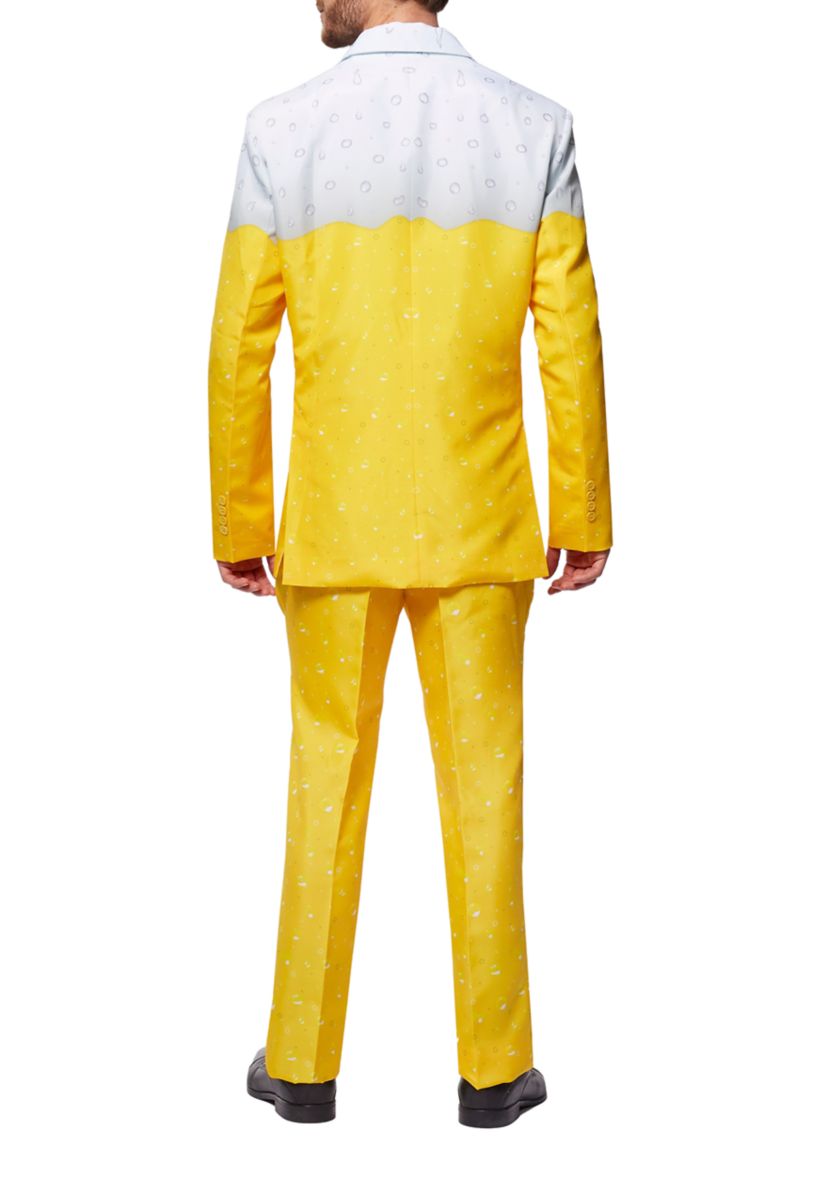 Premium Beer Yellow  2 Piece Suit + Tie