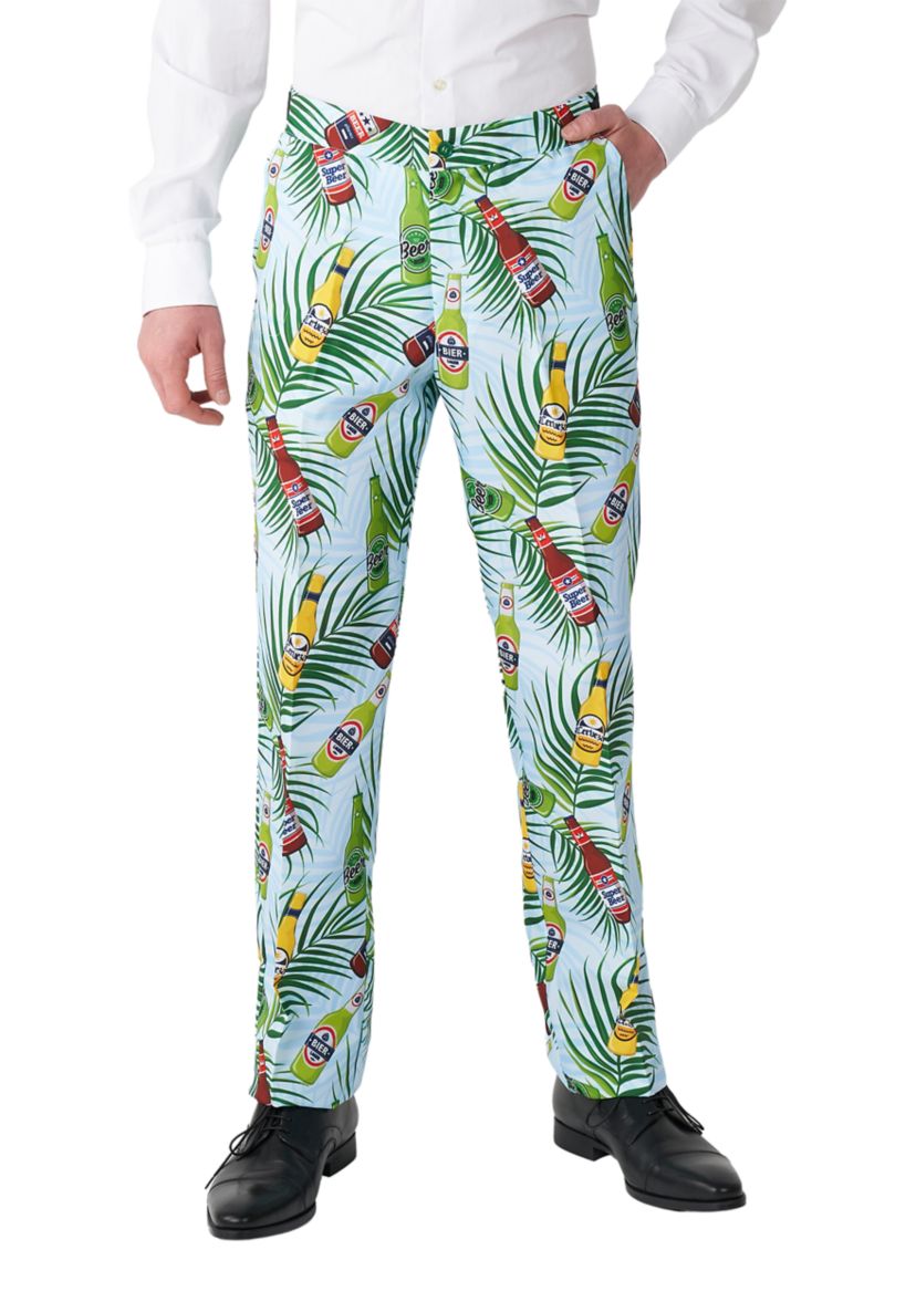 Tropical Beers Blue 2 Piece Suit + Tie