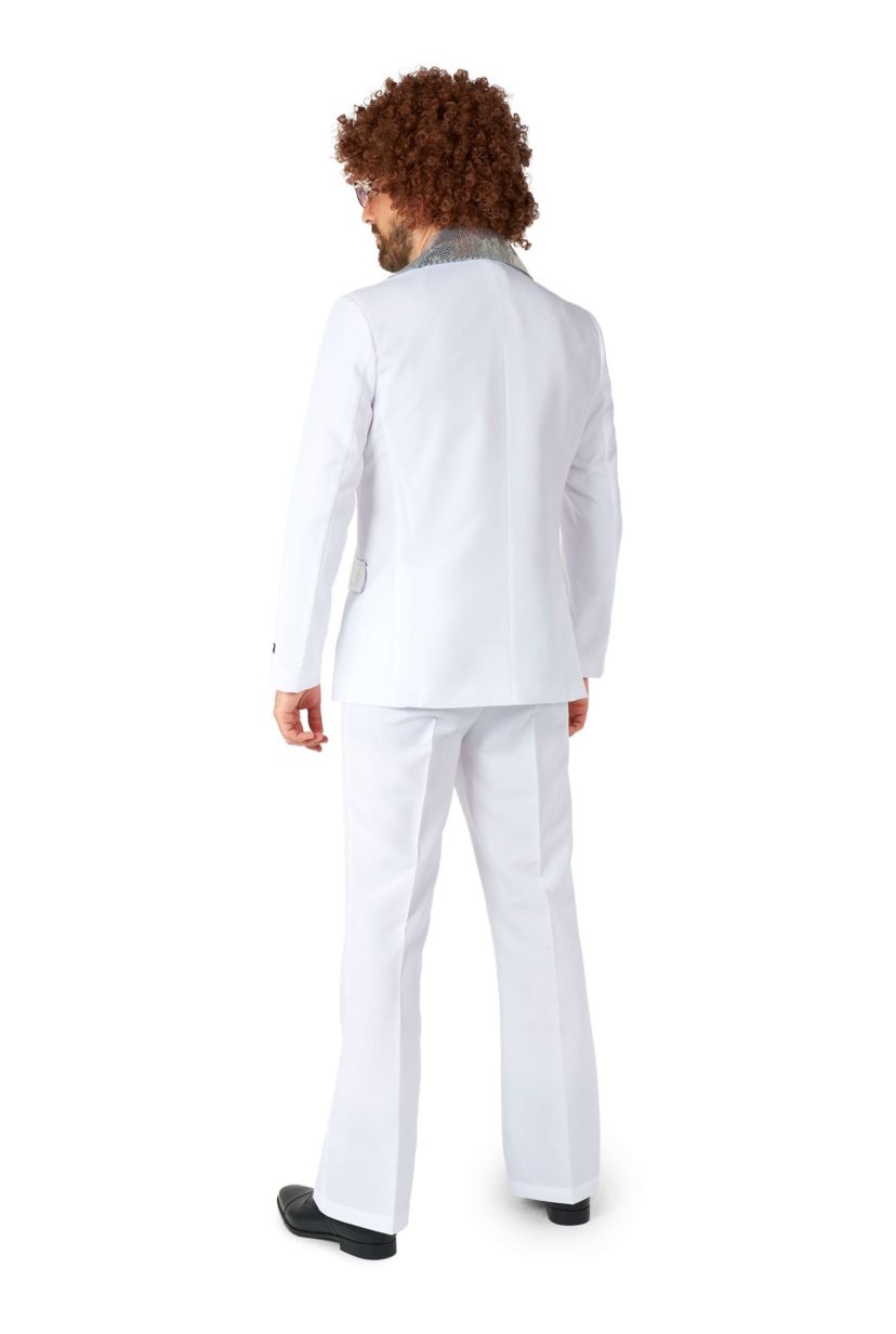 Disco  White 2 Piece Suit