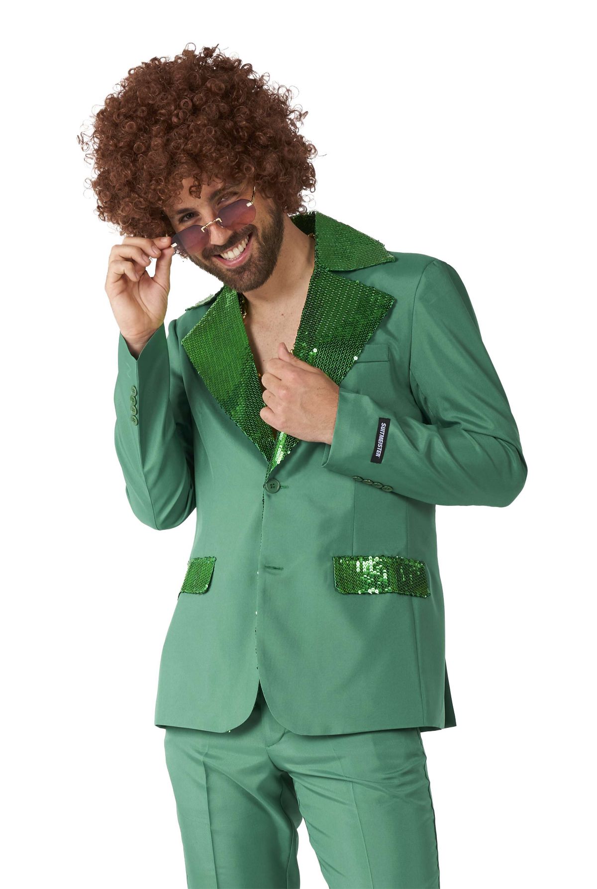 Disco  Green 2 Piece Suit