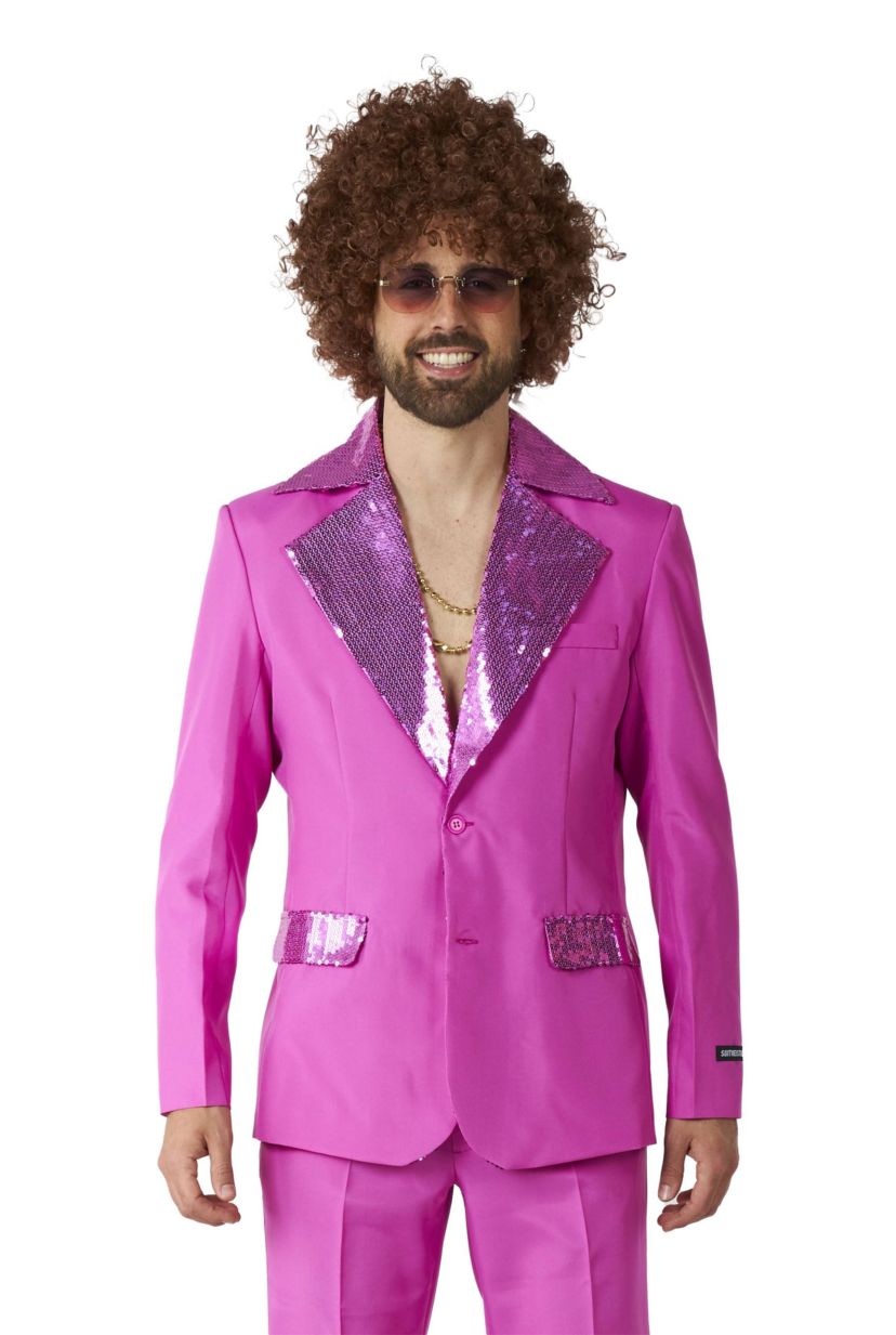 Disco  Pink 2 Piece Suit