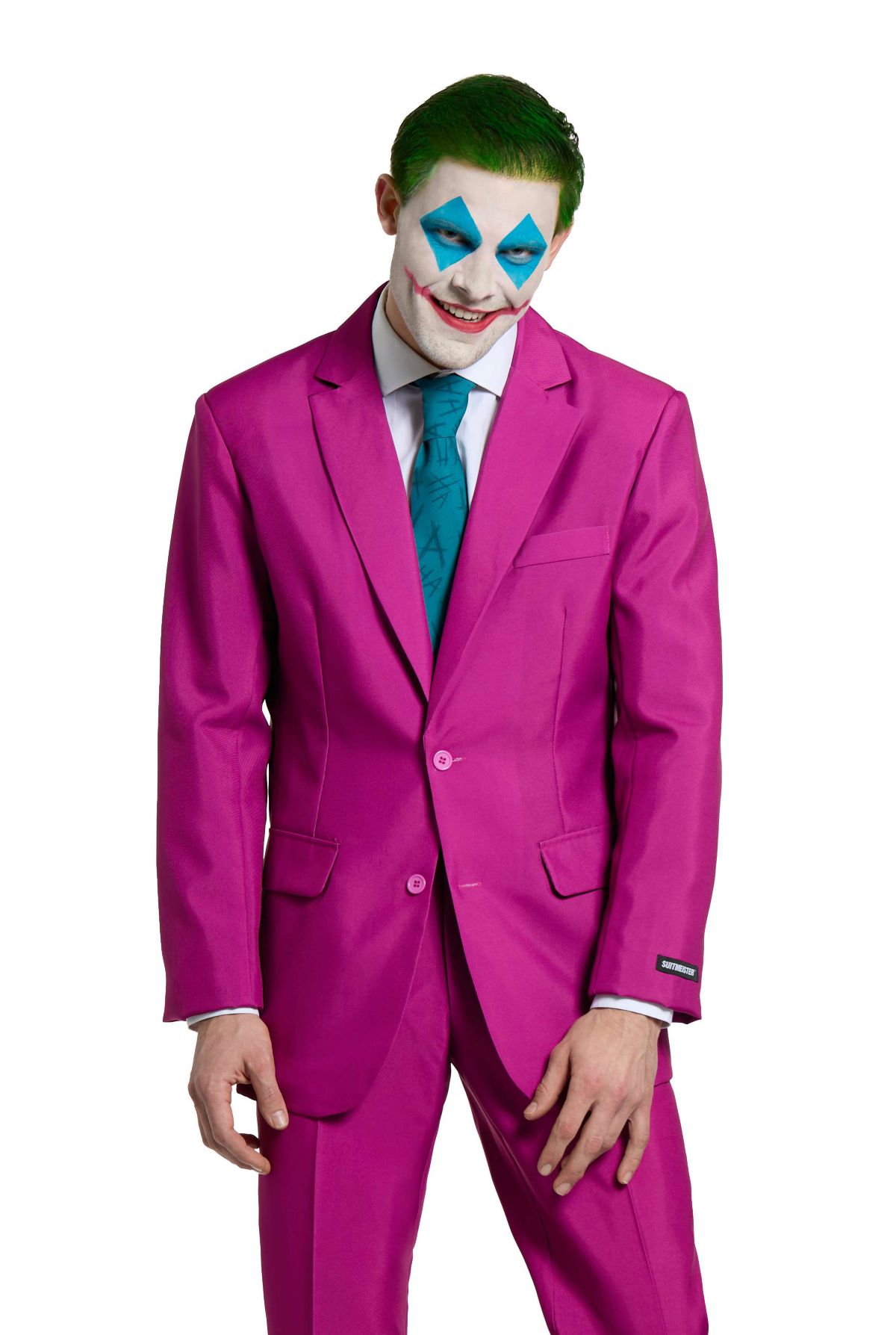 Ruby Red Joker™ 2 Piece Suit + Tie
