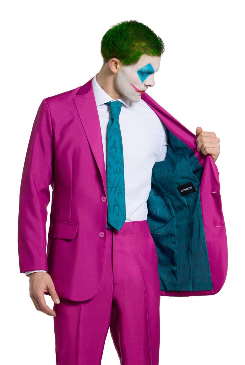Ruby Red Joker™ 2 Piece Suit + Tie