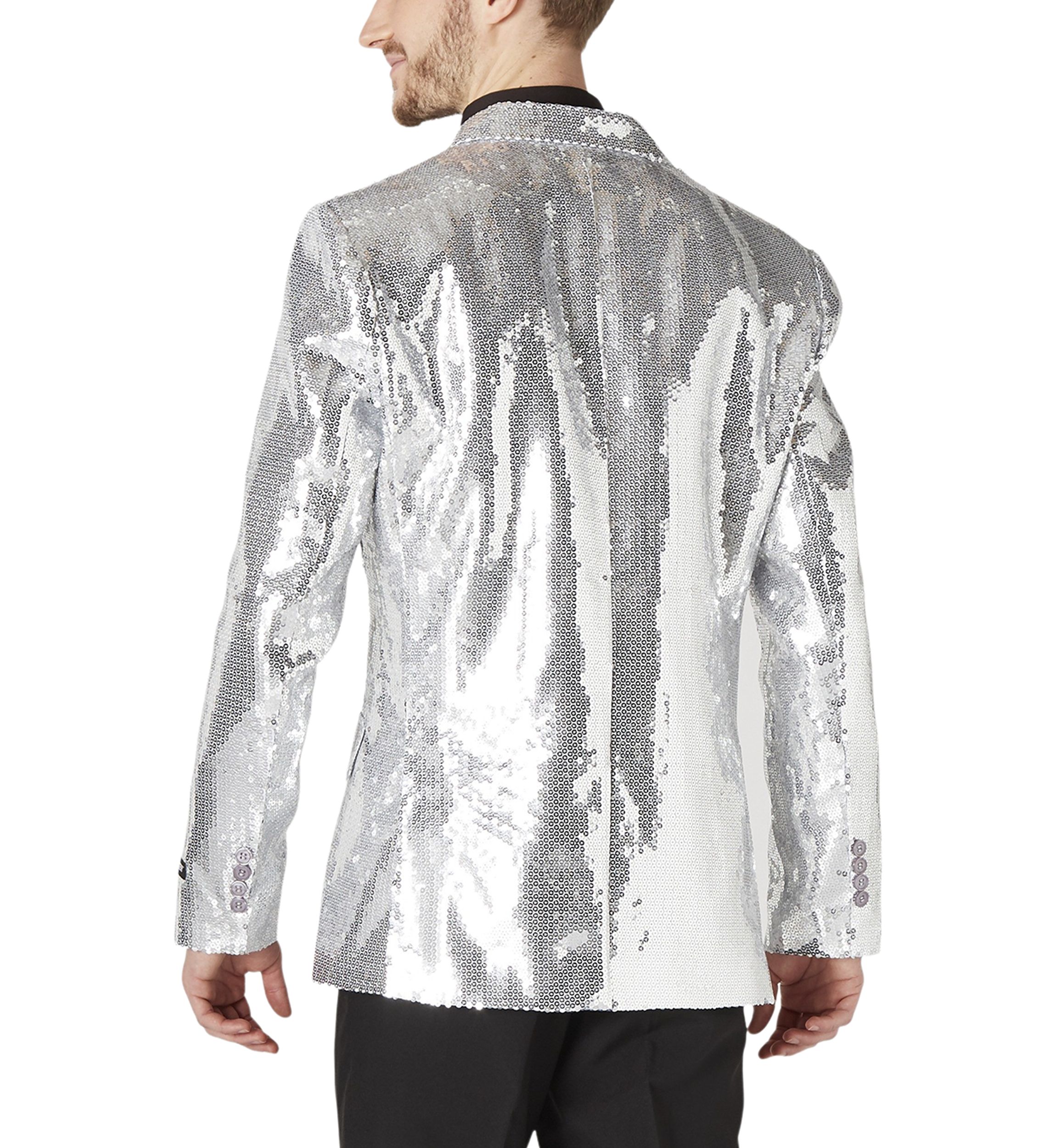 Sequins Silver Blazer