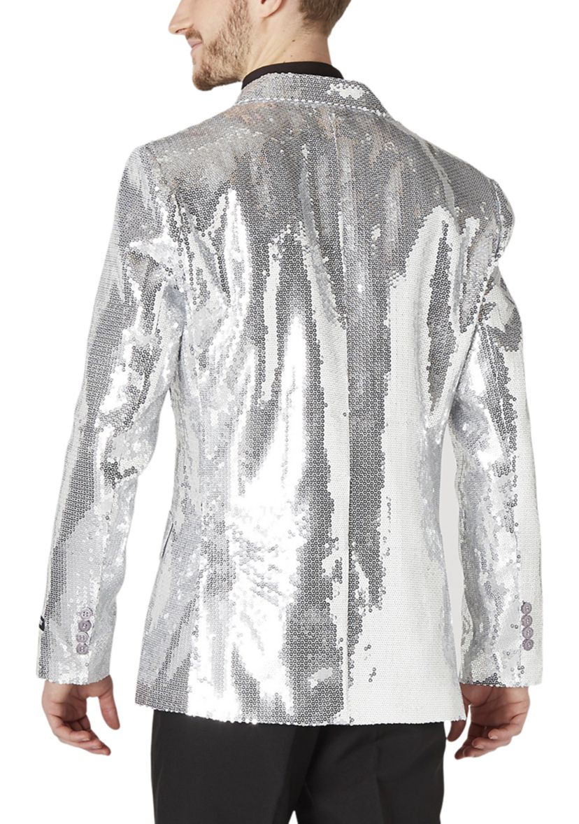 Sequins Silver Blazer