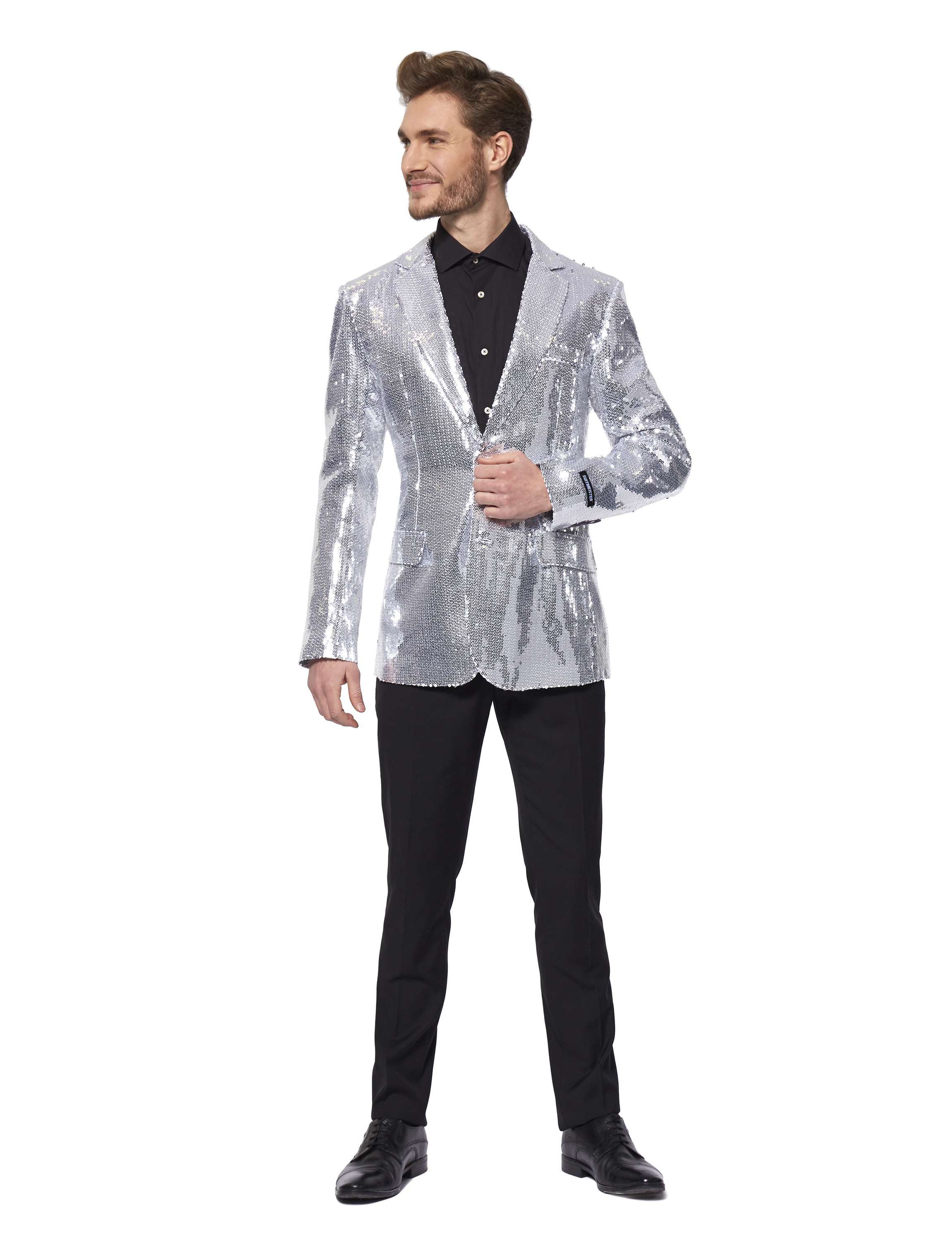 Sequins Silver Blazer