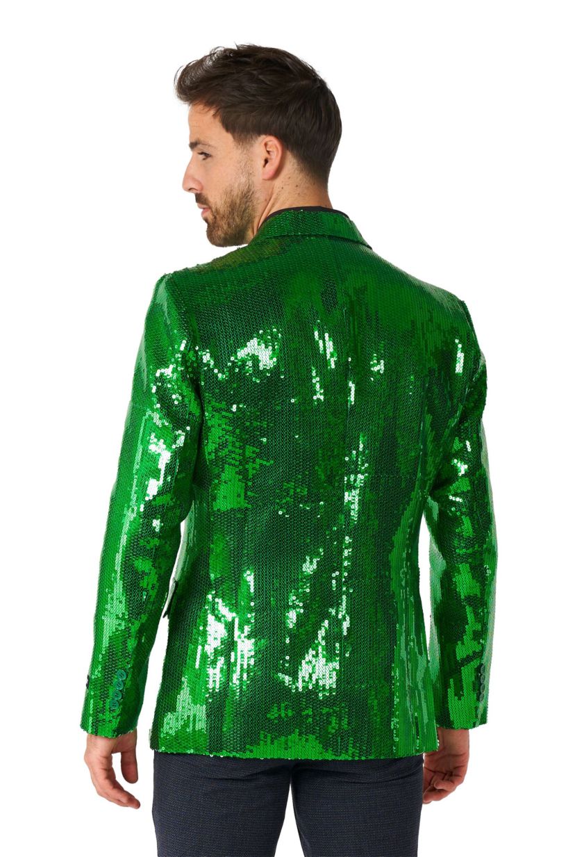 Sequins Green Blazer