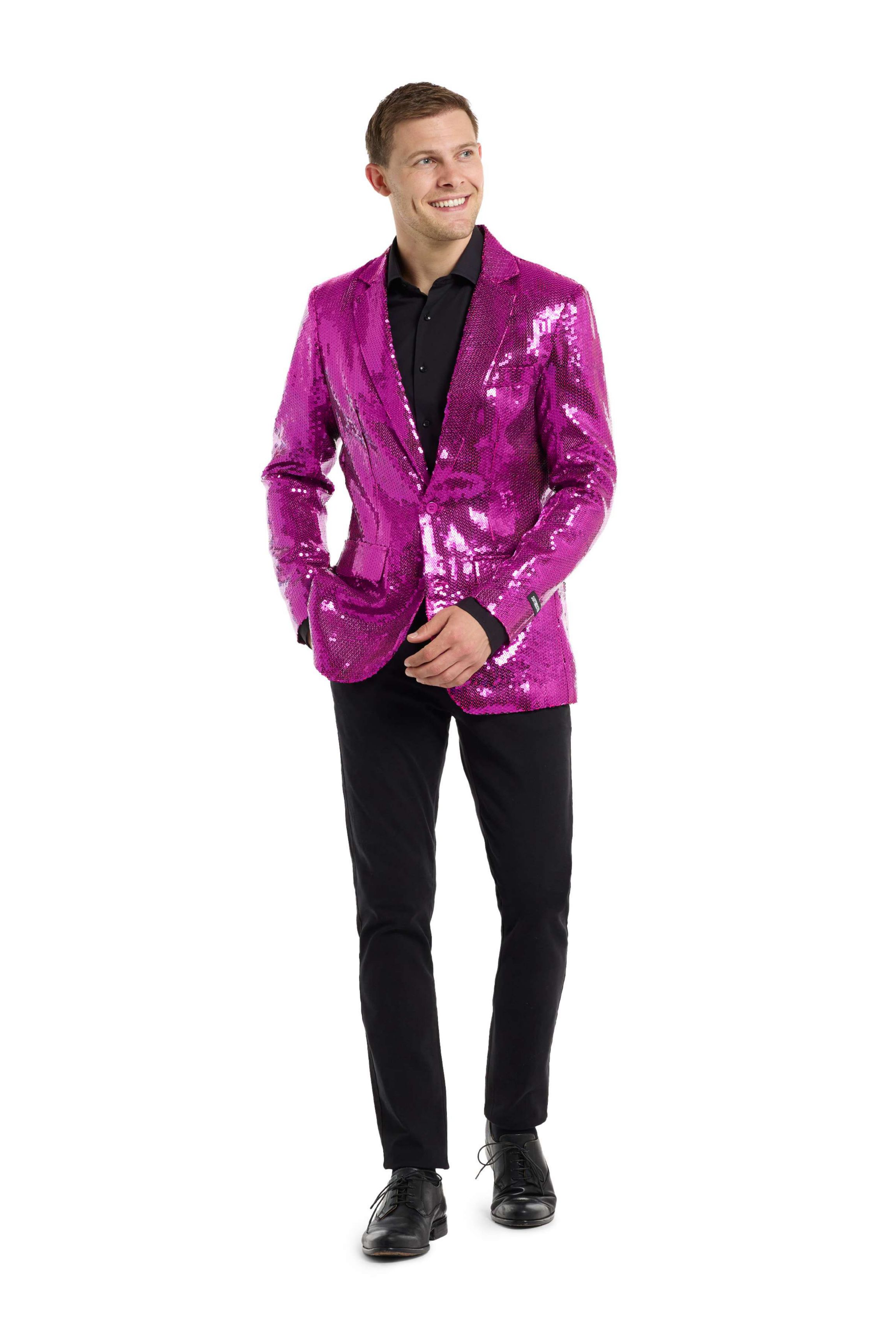 Suitmeister Sequins Pink Blazer