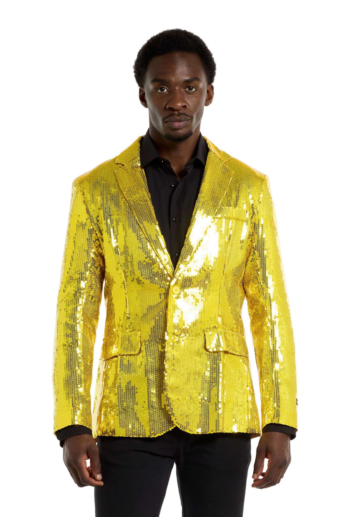 Suitmeister Sequins Yellow Blazer