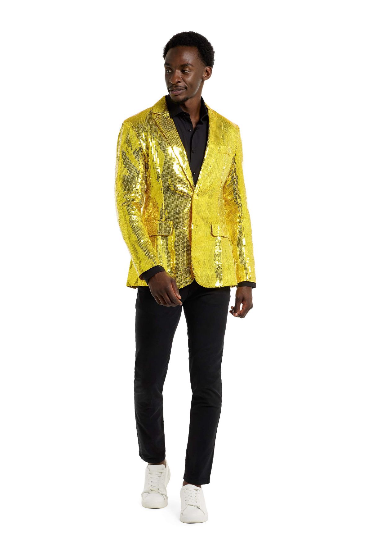 Suitmeister Sequins Yellow Blazer