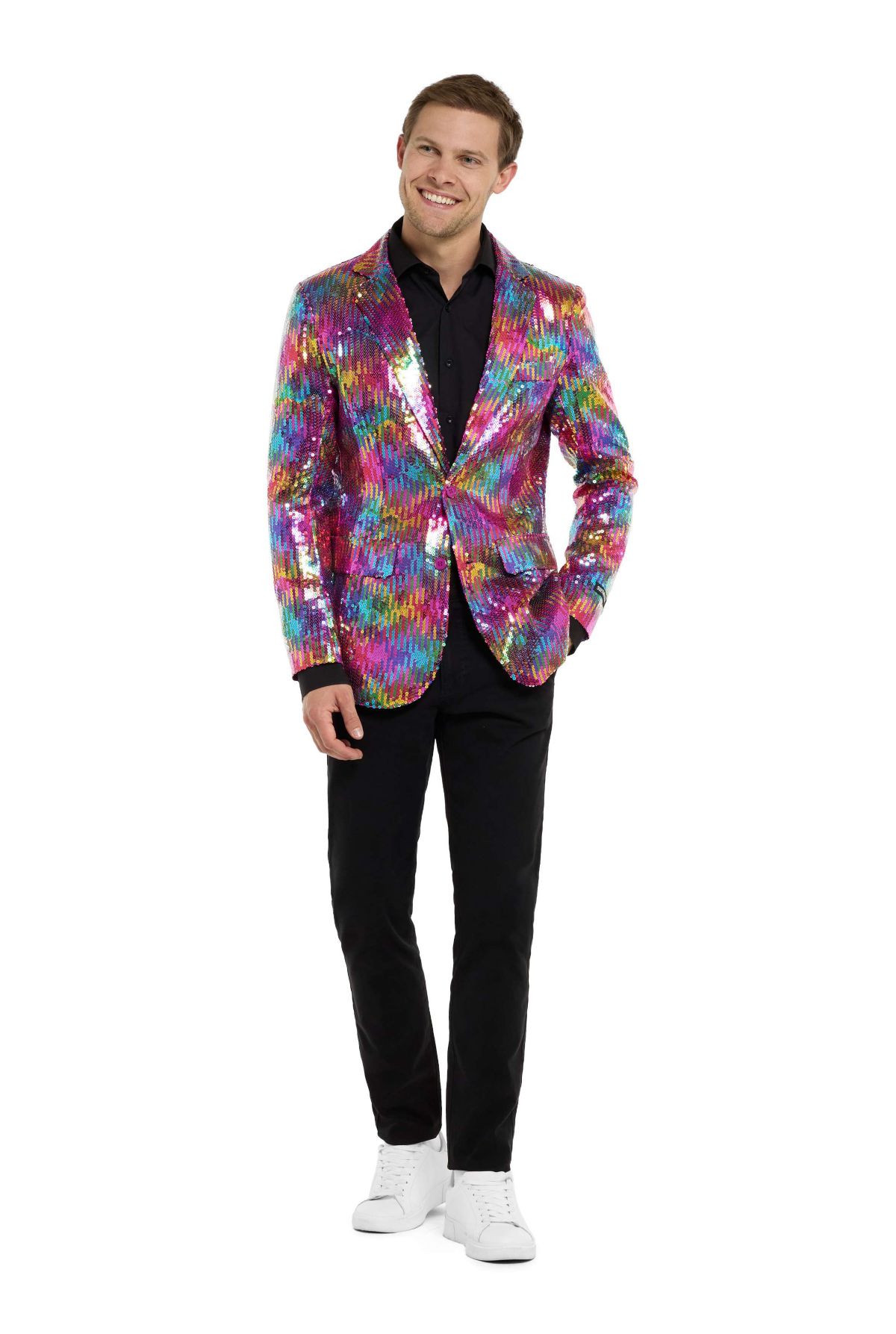 Sequins Rainbow Blazer