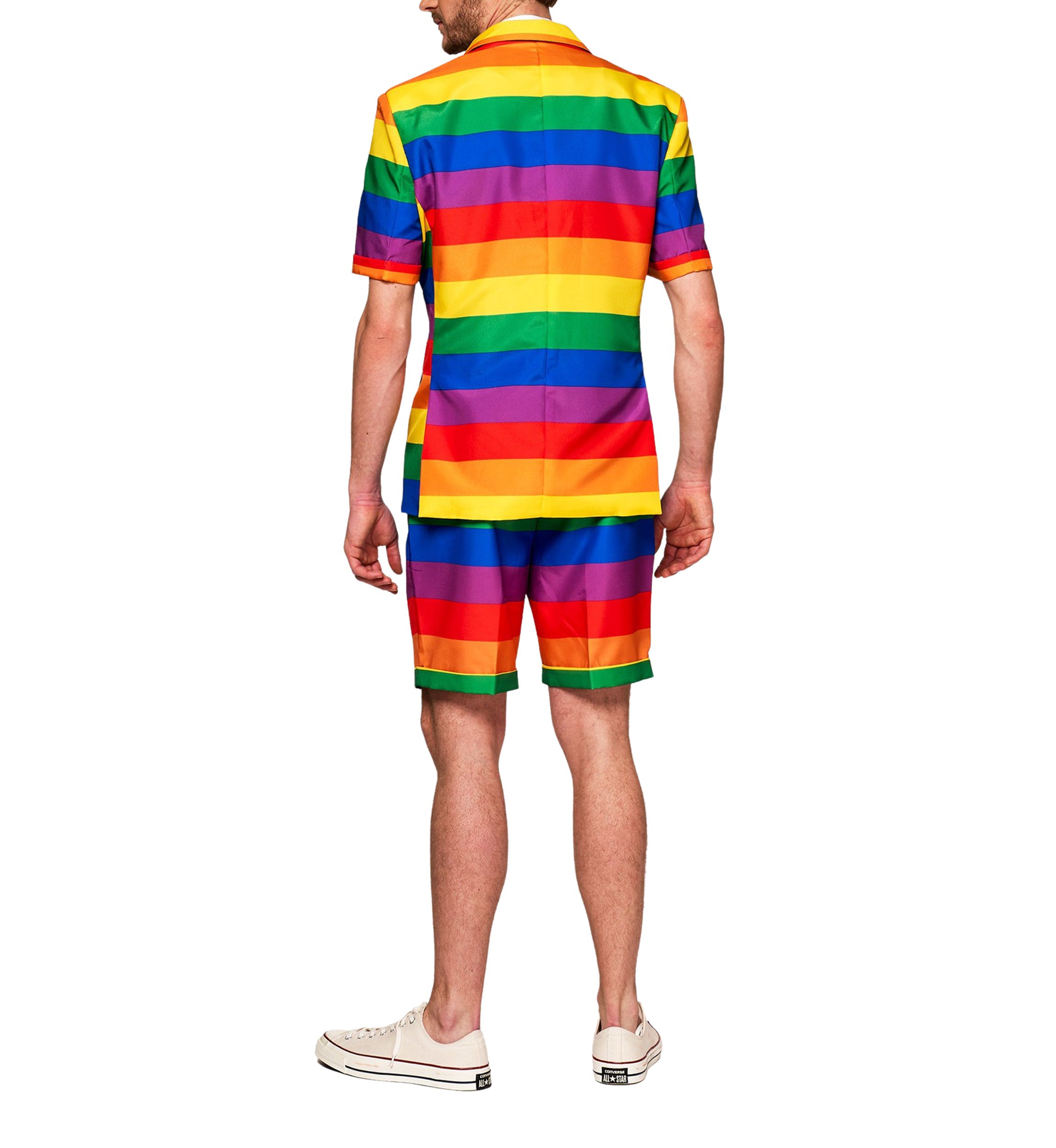 SUMMER Rainbow  2 Piece Suit + Tie