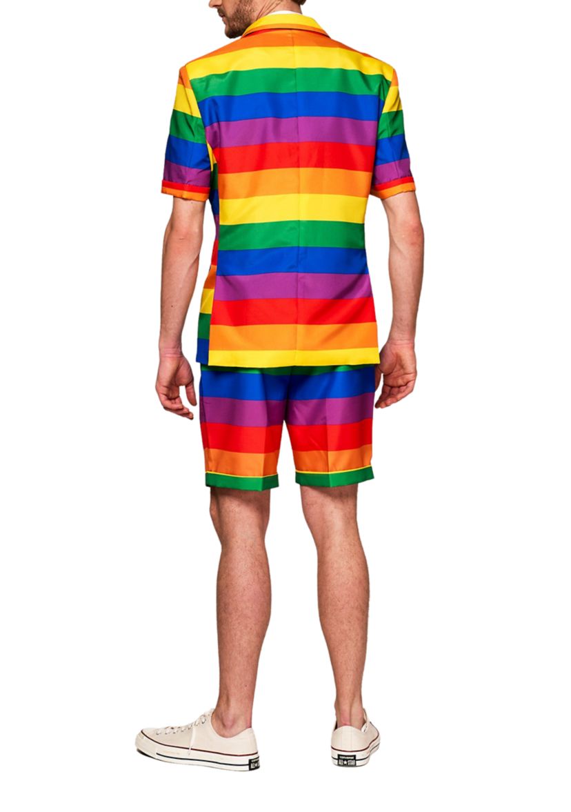SUMMER Rainbow  2 Piece Suit + Tie