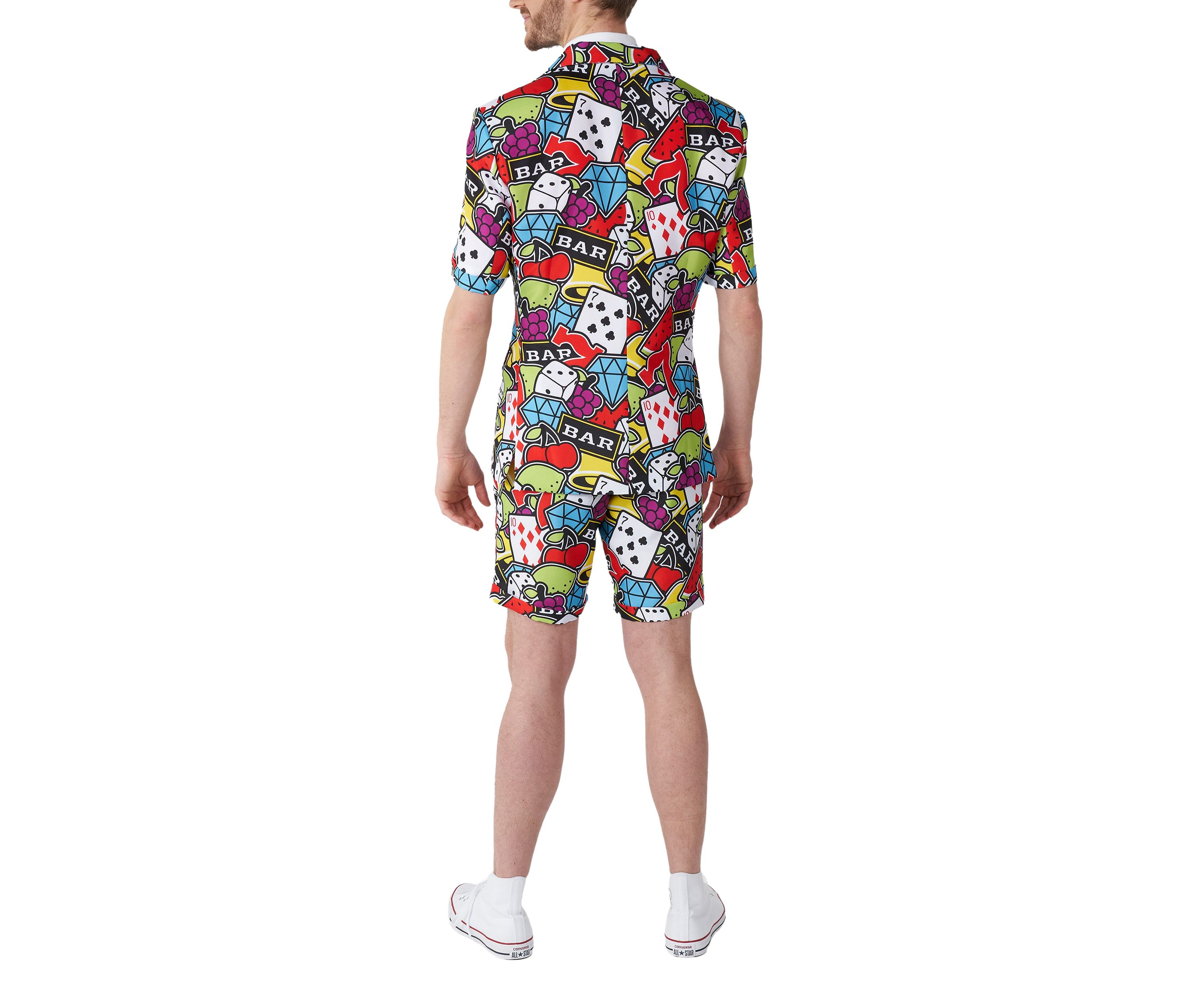 SUMMER Casino Icons 2 Piece Suit + Tie