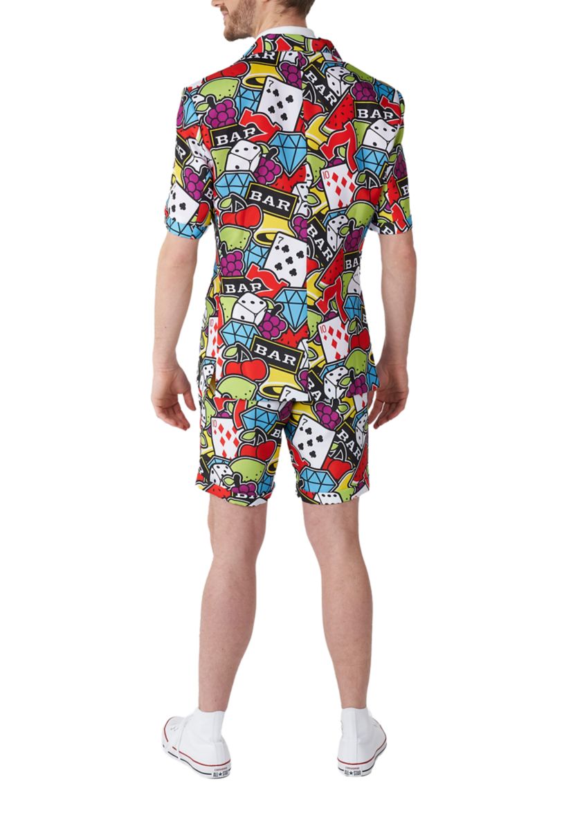 SUMMER Casino Icons 2 Piece Suit + Tie