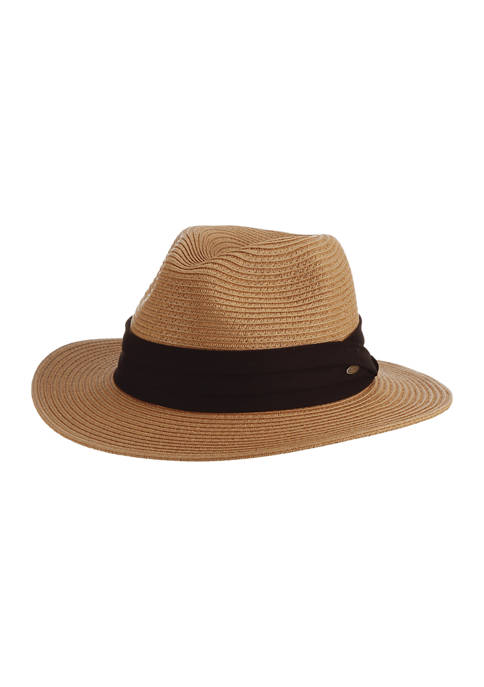 Scala™ Braided Safari Hat with Black Band