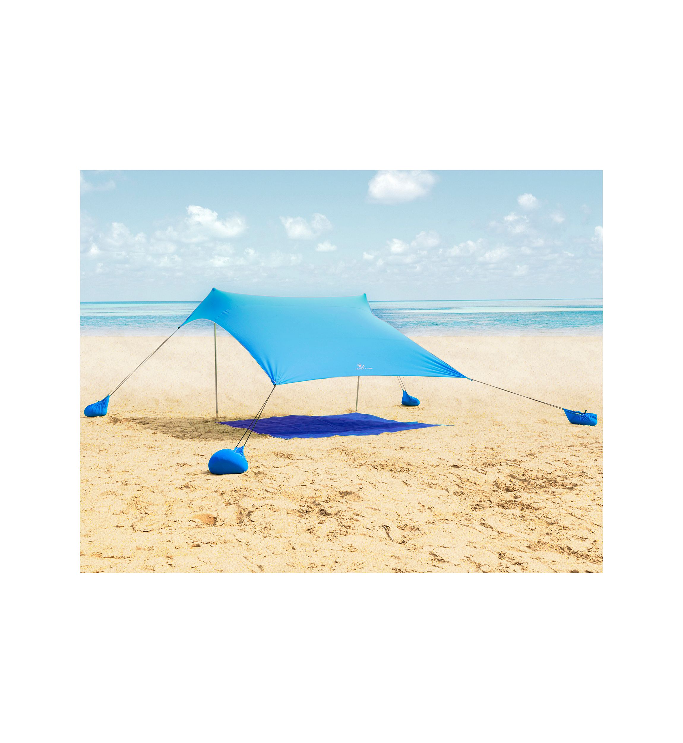 Portable Sun Shelter Beach Tent - Blue