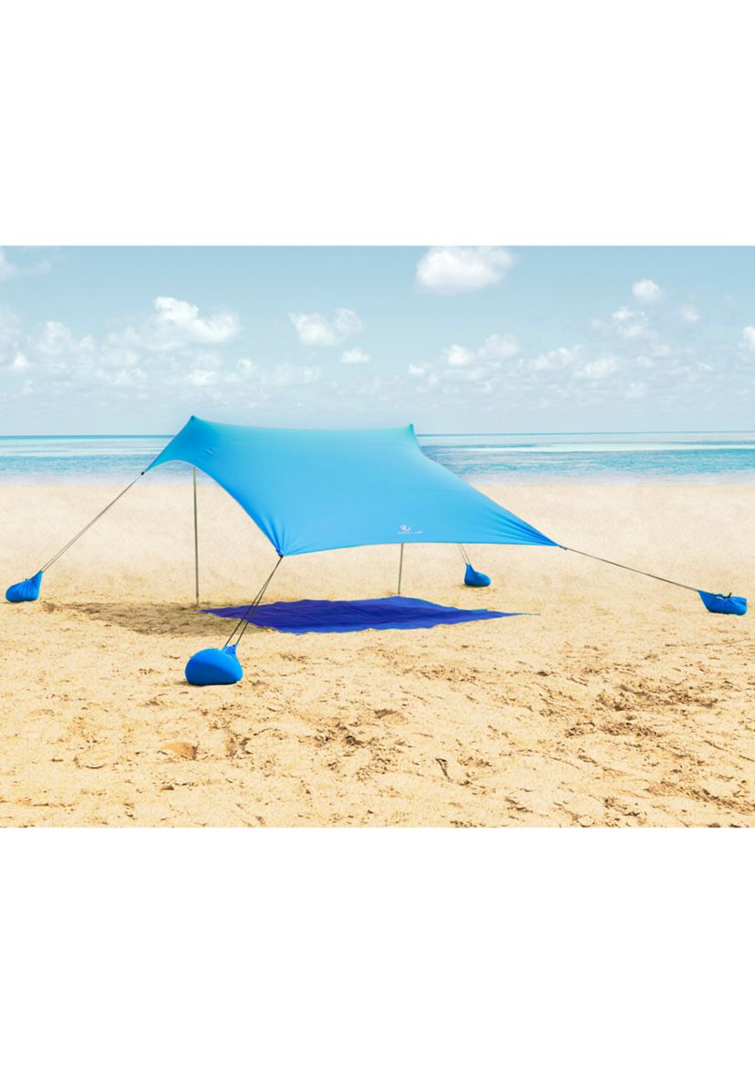 Portable Sun Shelter Beach Tent - Blue