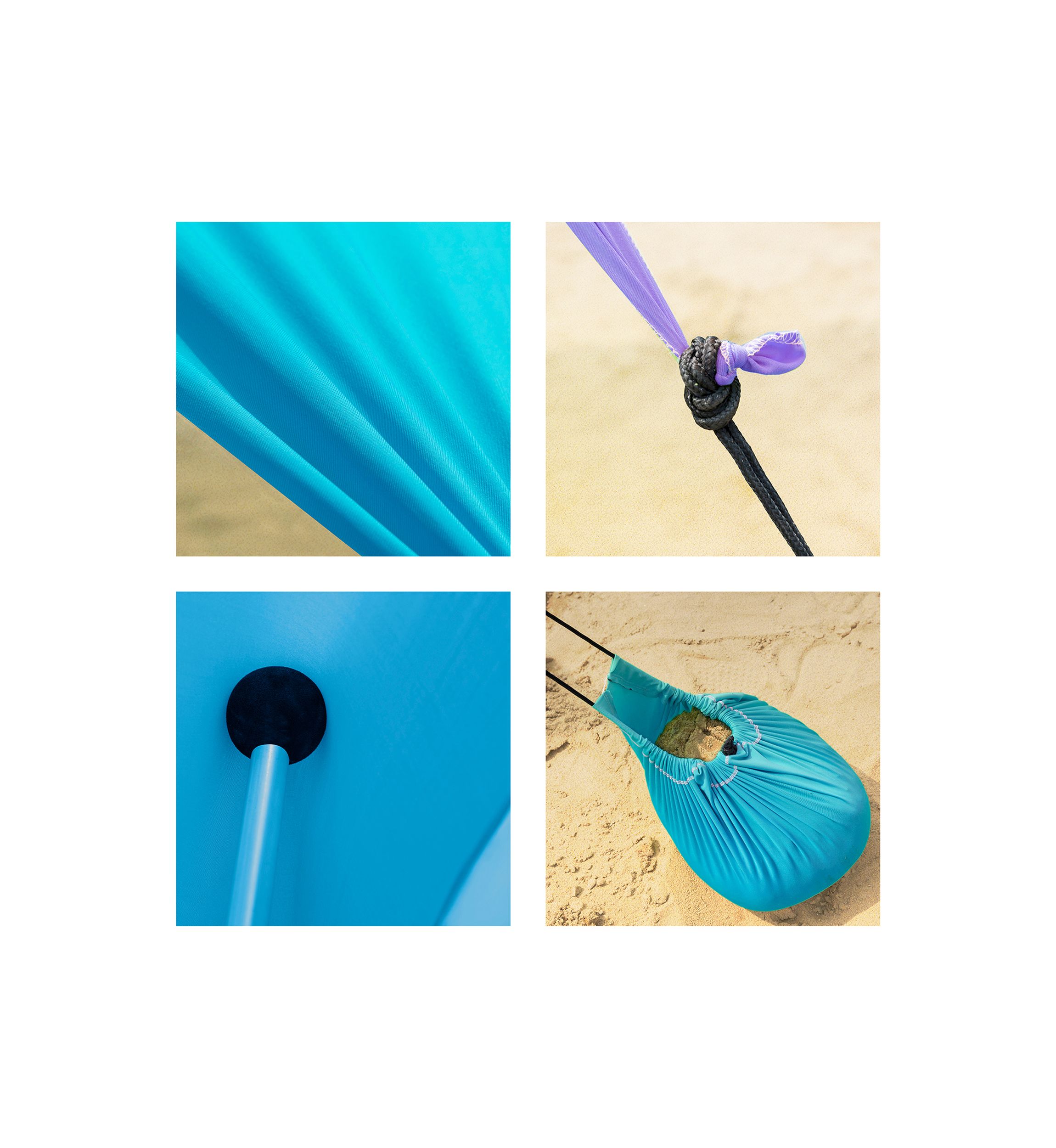Portable Sun Shelter Beach Tent - Blue