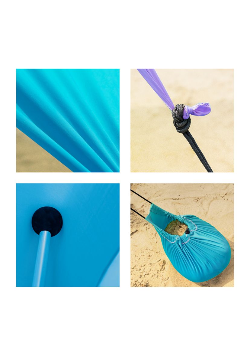 Portable Sun Shelter Beach Tent - Blue