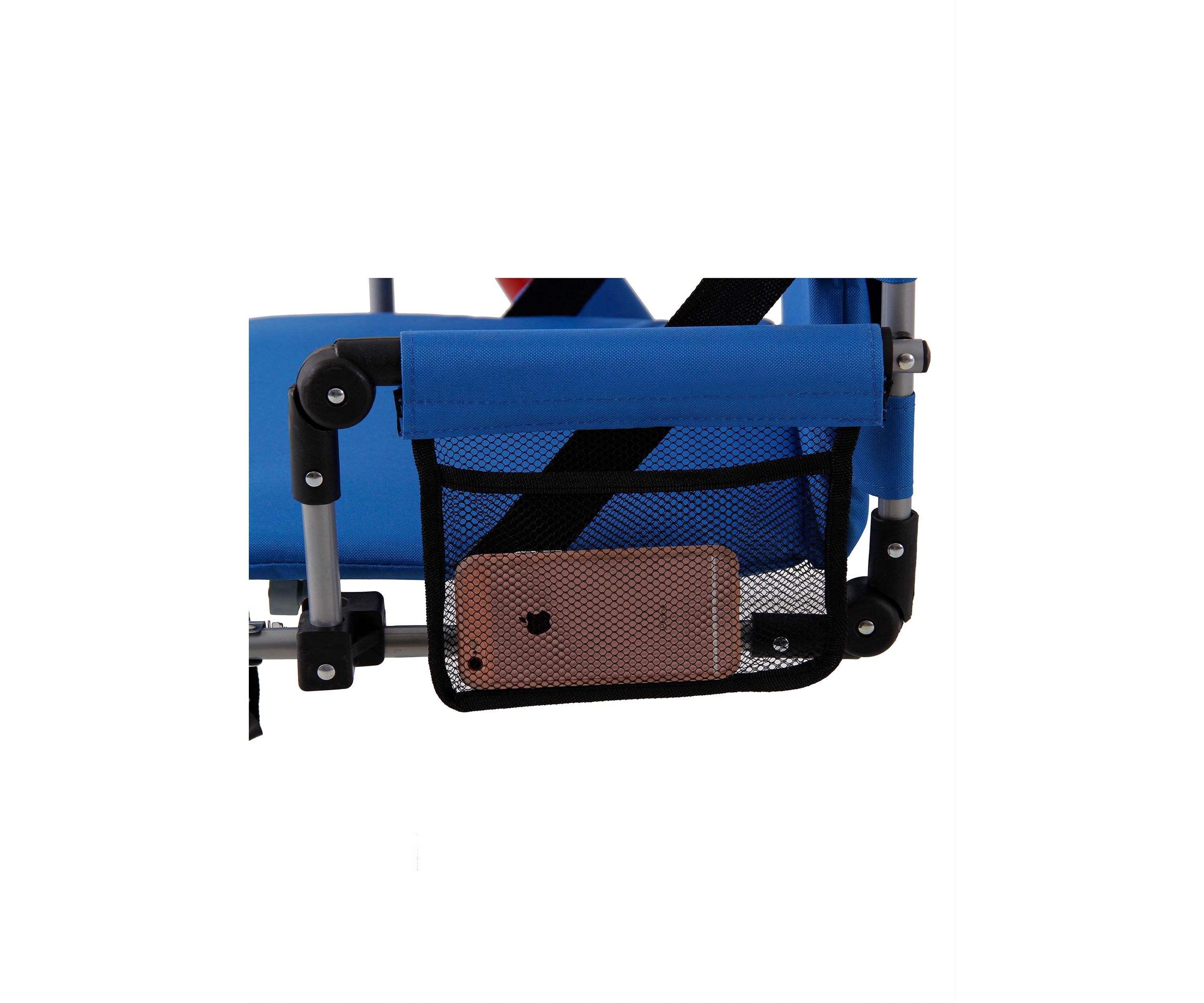 Padded Stadium Bleacher Chair with Armrest and Back