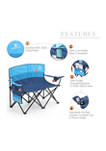 Portable Double Seat Oversized Camping Chair Support 450 lb