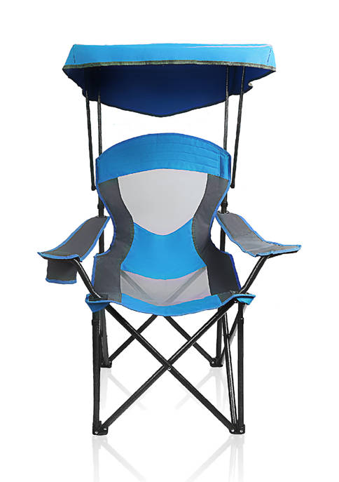 Alphacamp Folding Shade Canopy Mesh Lounge Camping Chair