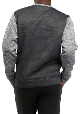 Color Block Fleece Pullover