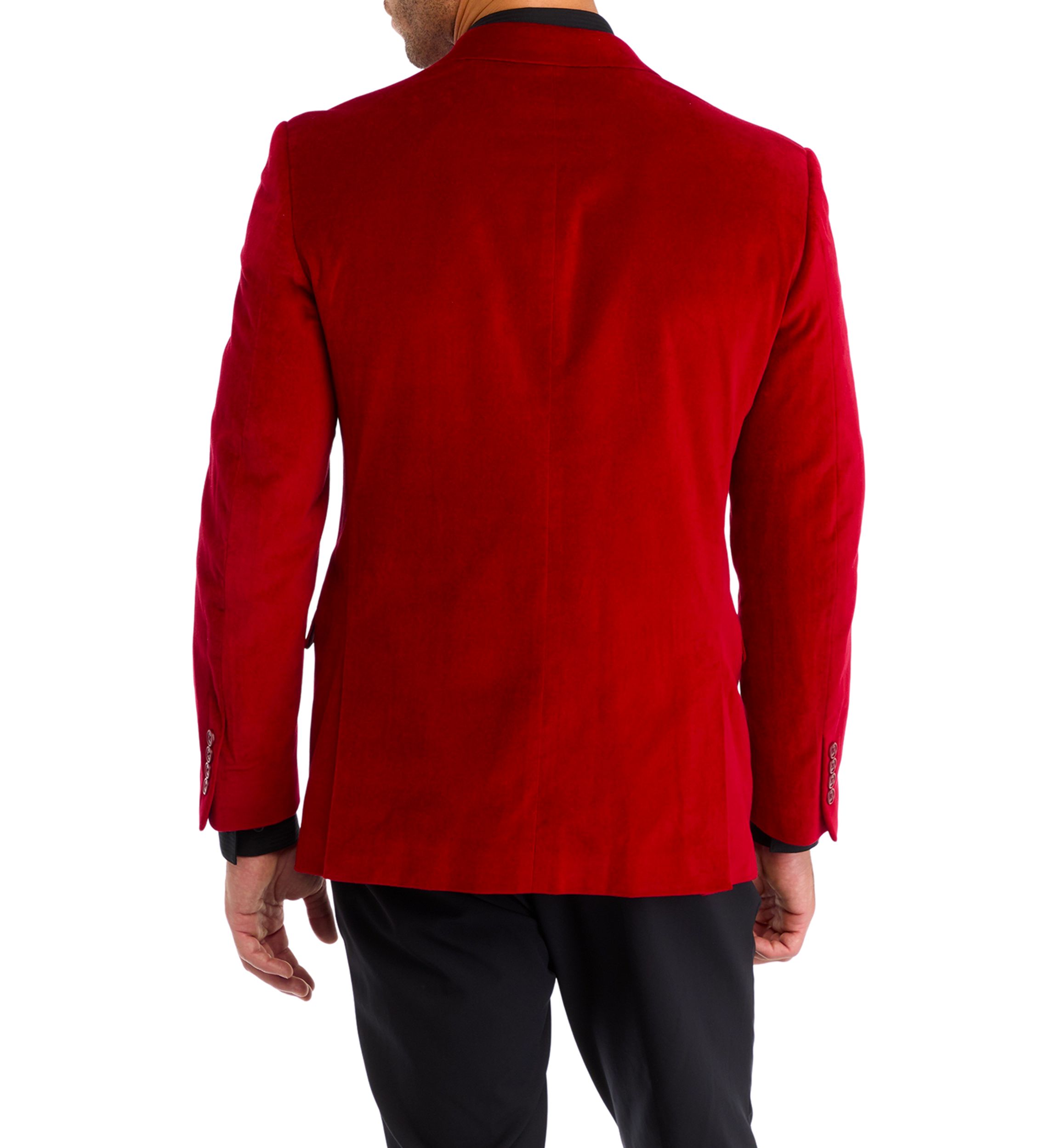 Big & Tall Red Velvet Sport Coat