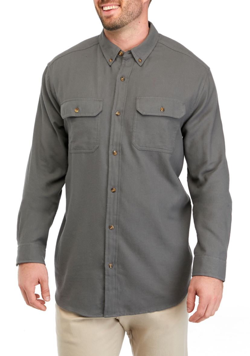 Big & Tall Long Sleeve Flannel Shirt