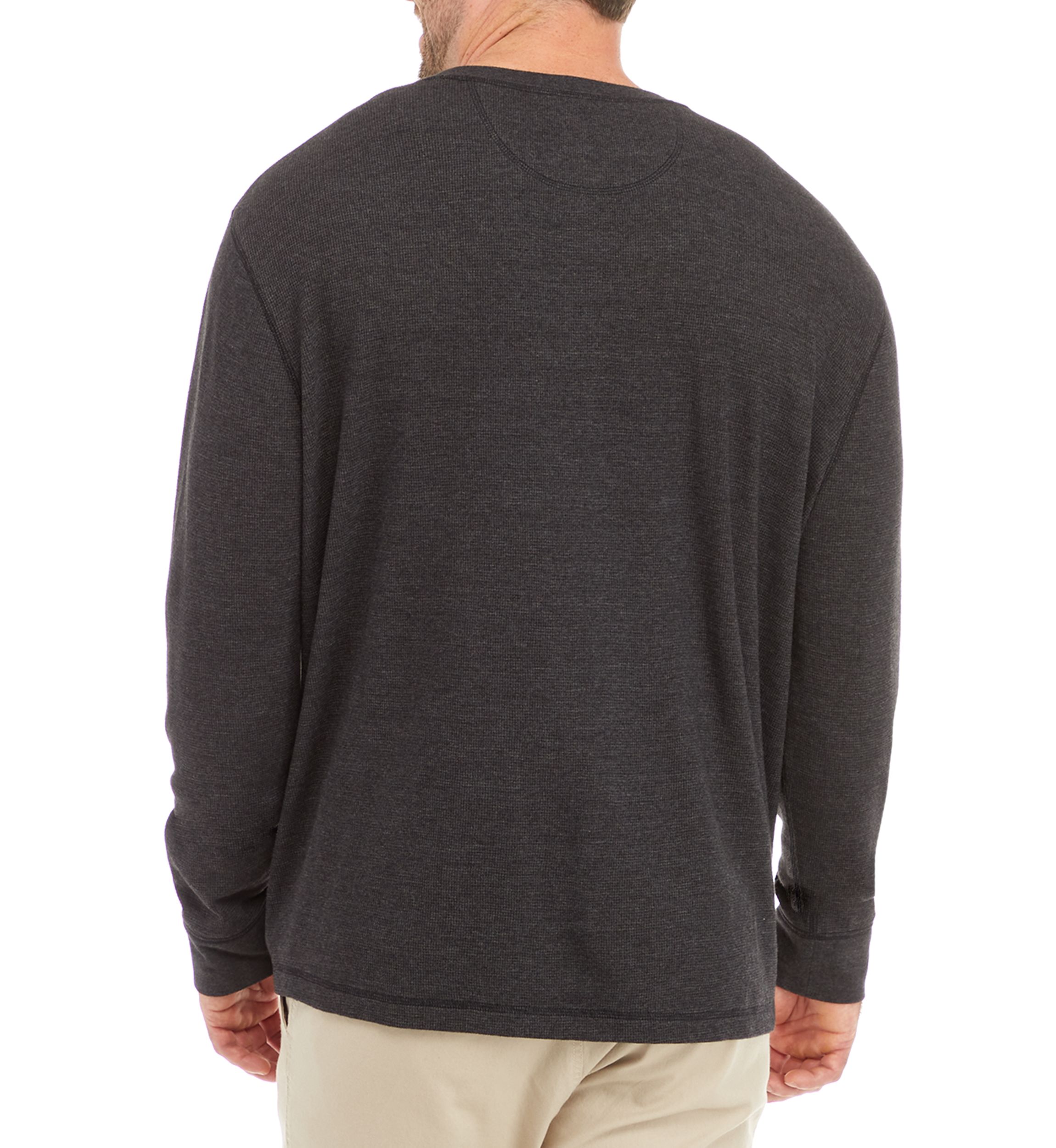 Big & Tall Thermal Henley T-Shirt