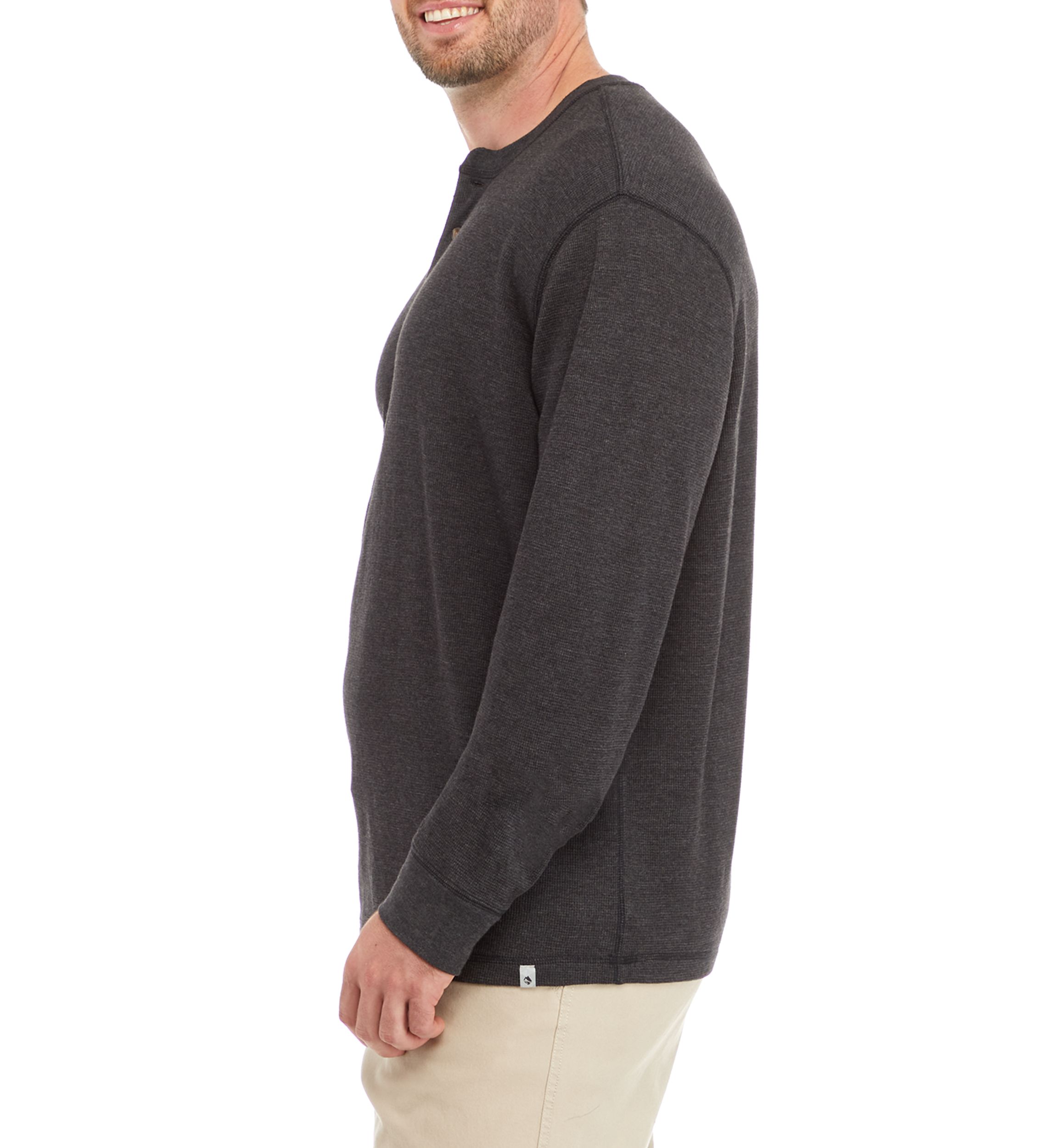 Big & Tall Thermal Henley T-Shirt