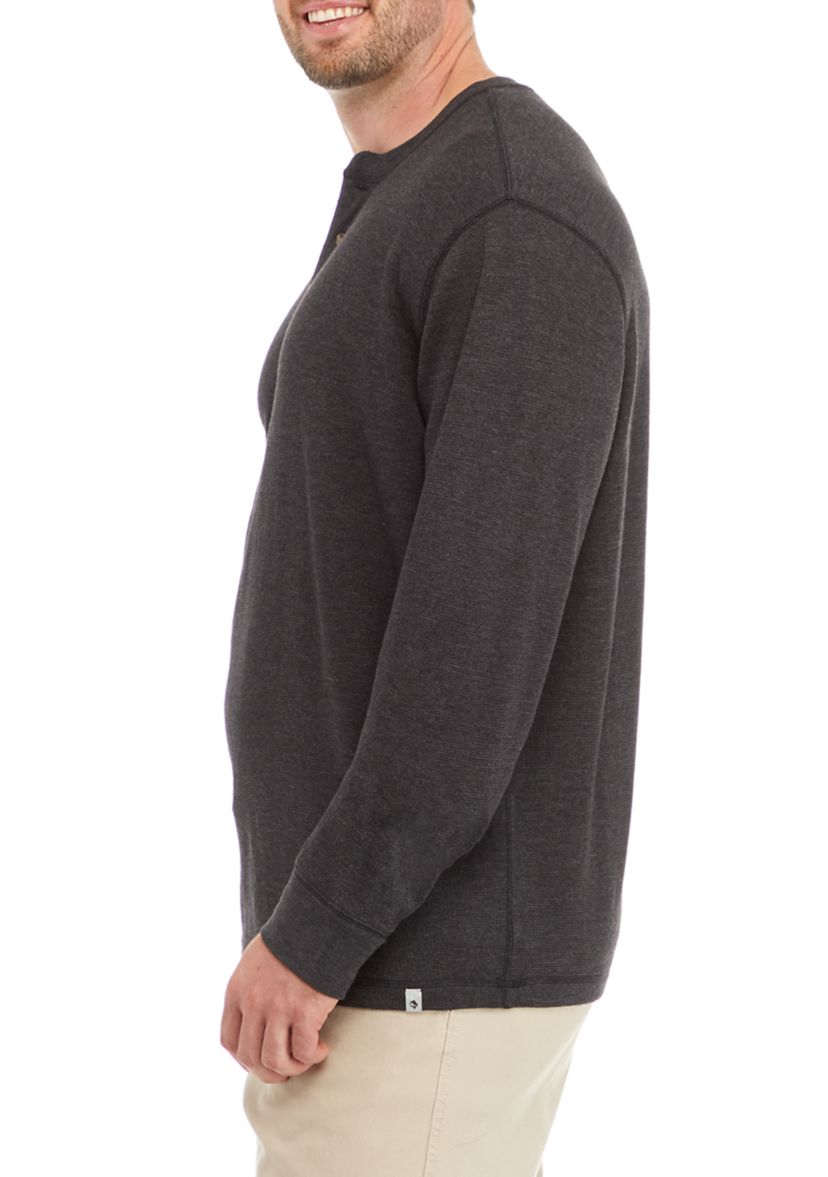 Big & Tall Thermal Henley T-Shirt