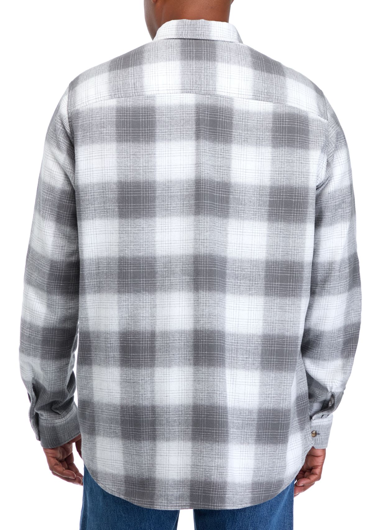 Big & Tall Long Sleeve Flannel Shirt 