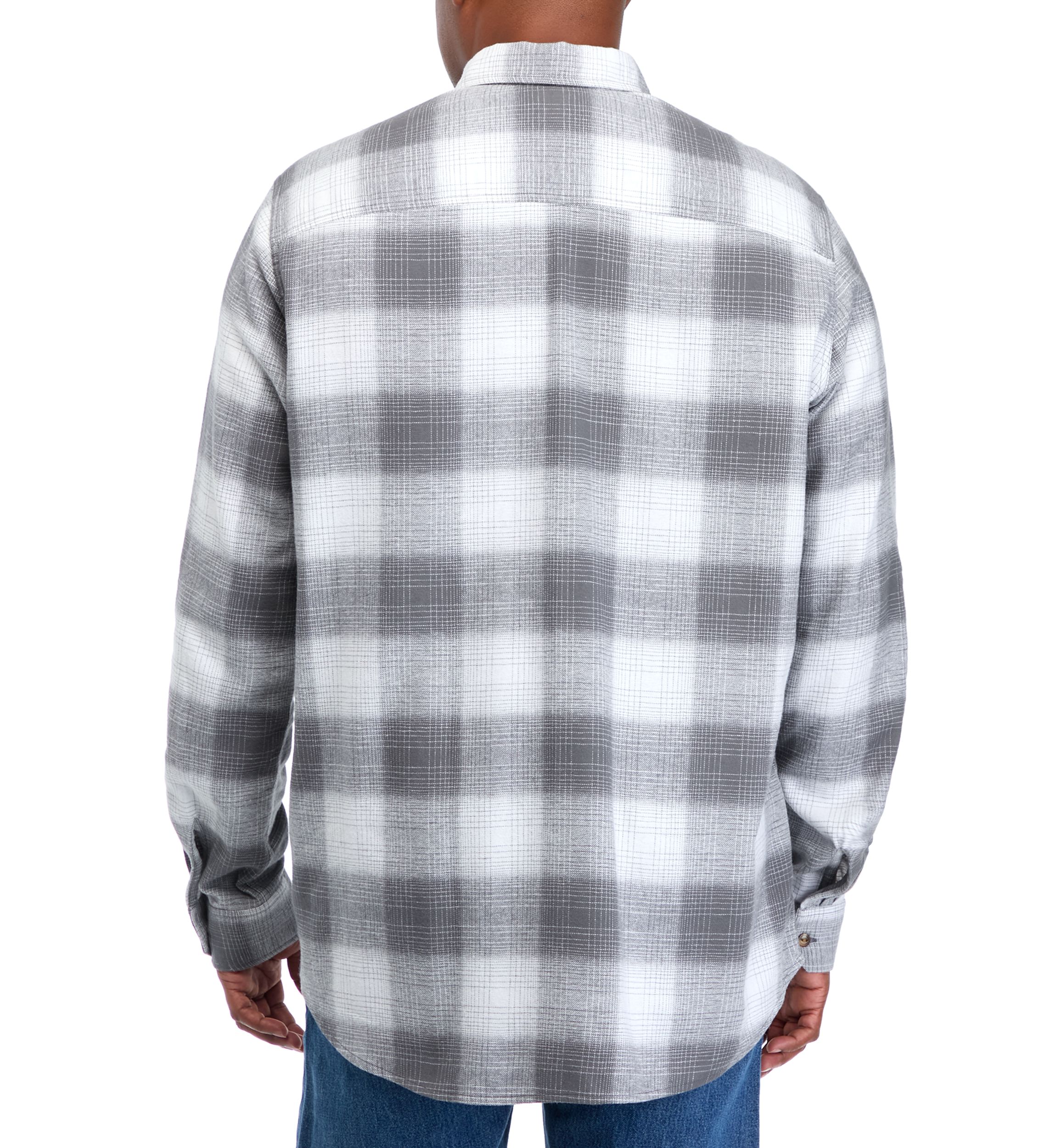 Big & Tall Long Sleeve Flannel Shirt 