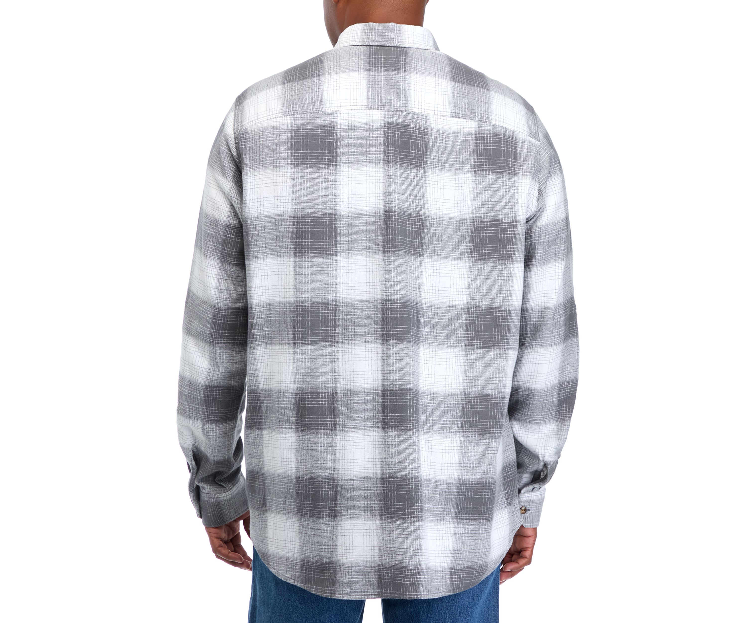 Big & Tall Long Sleeve Flannel Shirt 