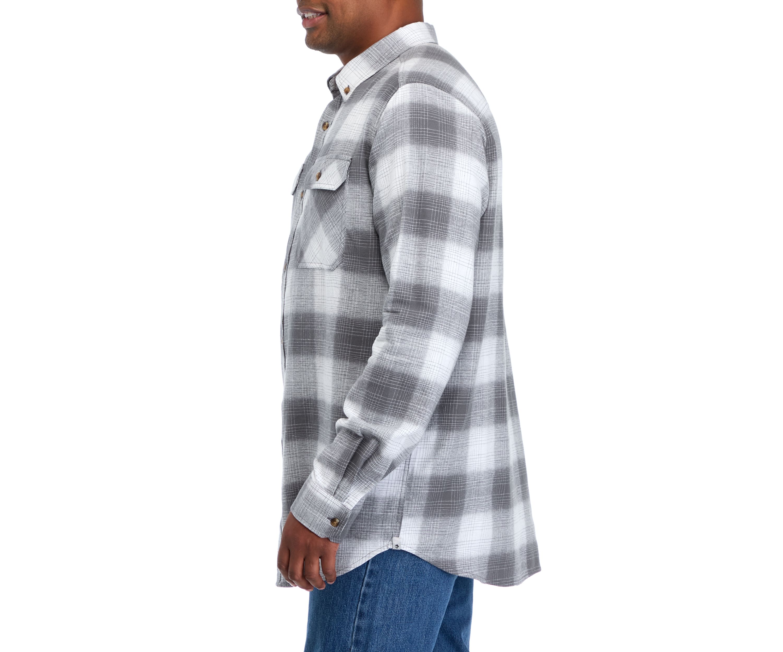 Big & Tall Long Sleeve Flannel Shirt 
