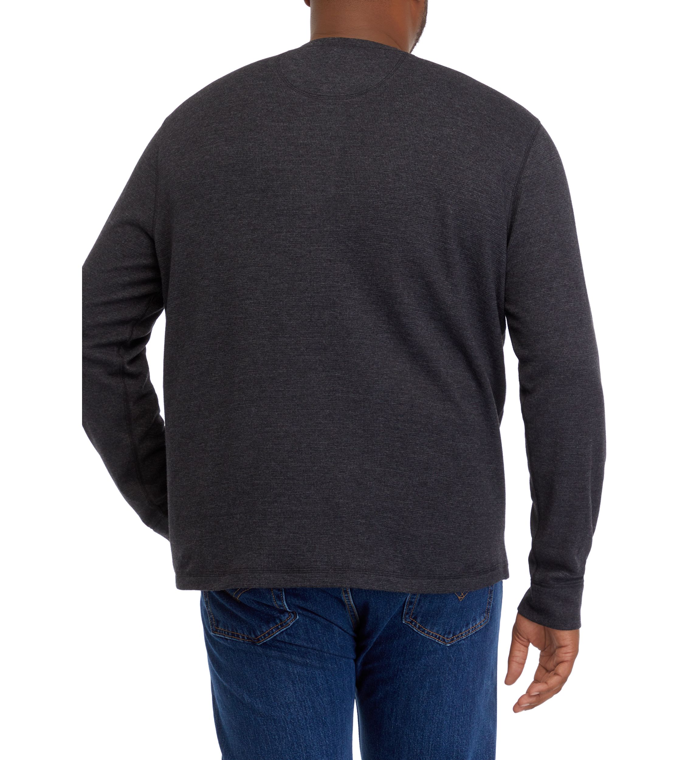 Big & Tall Long Sleeve Thermal Henley Shirt