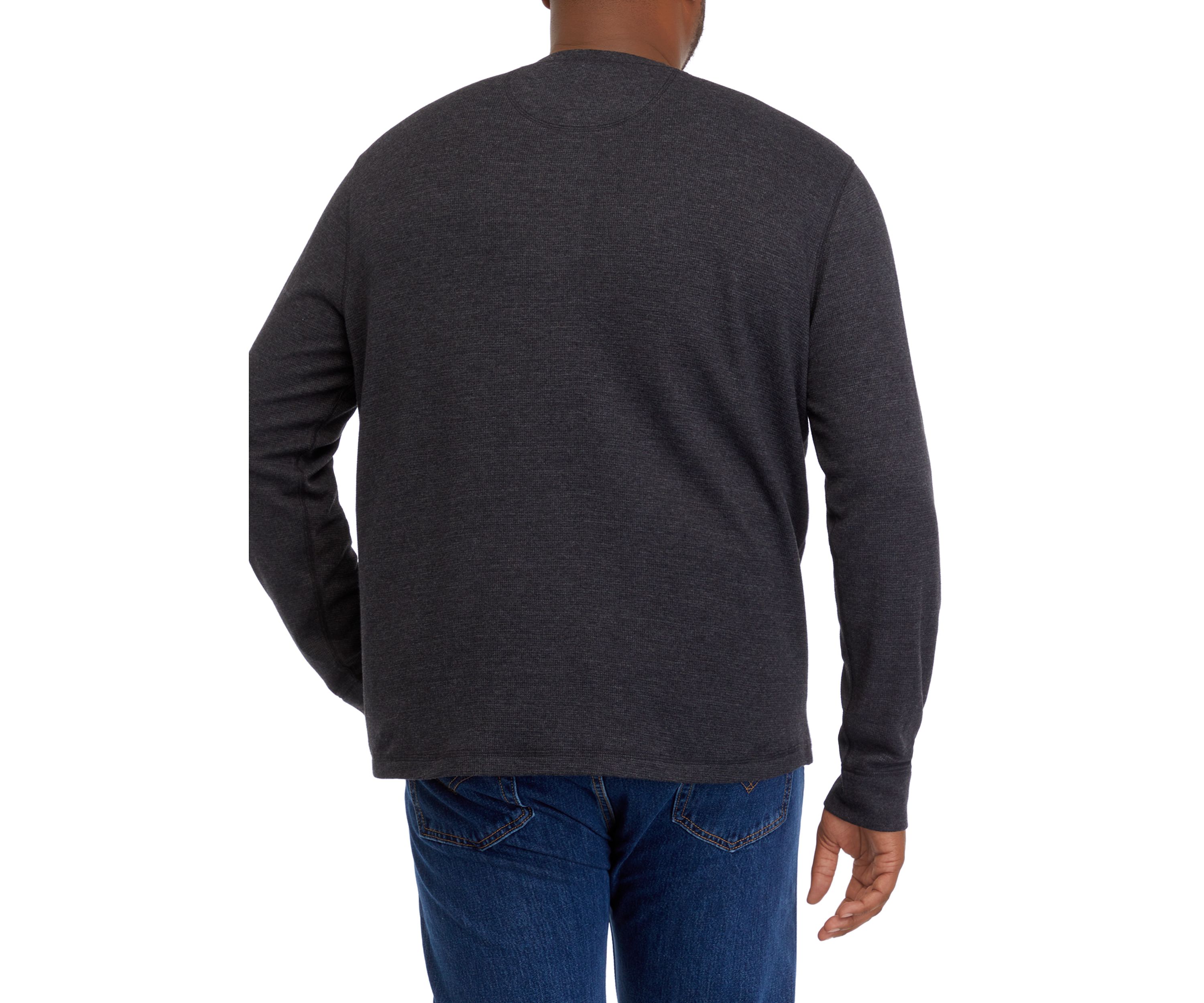 Big & Tall Long Sleeve Thermal Henley Shirt