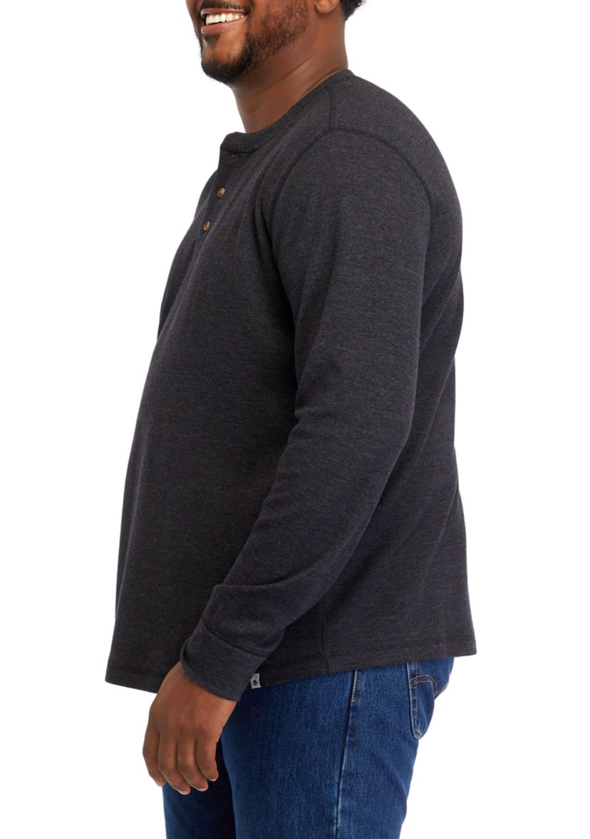 Big & Tall Long Sleeve Thermal Henley Shirt