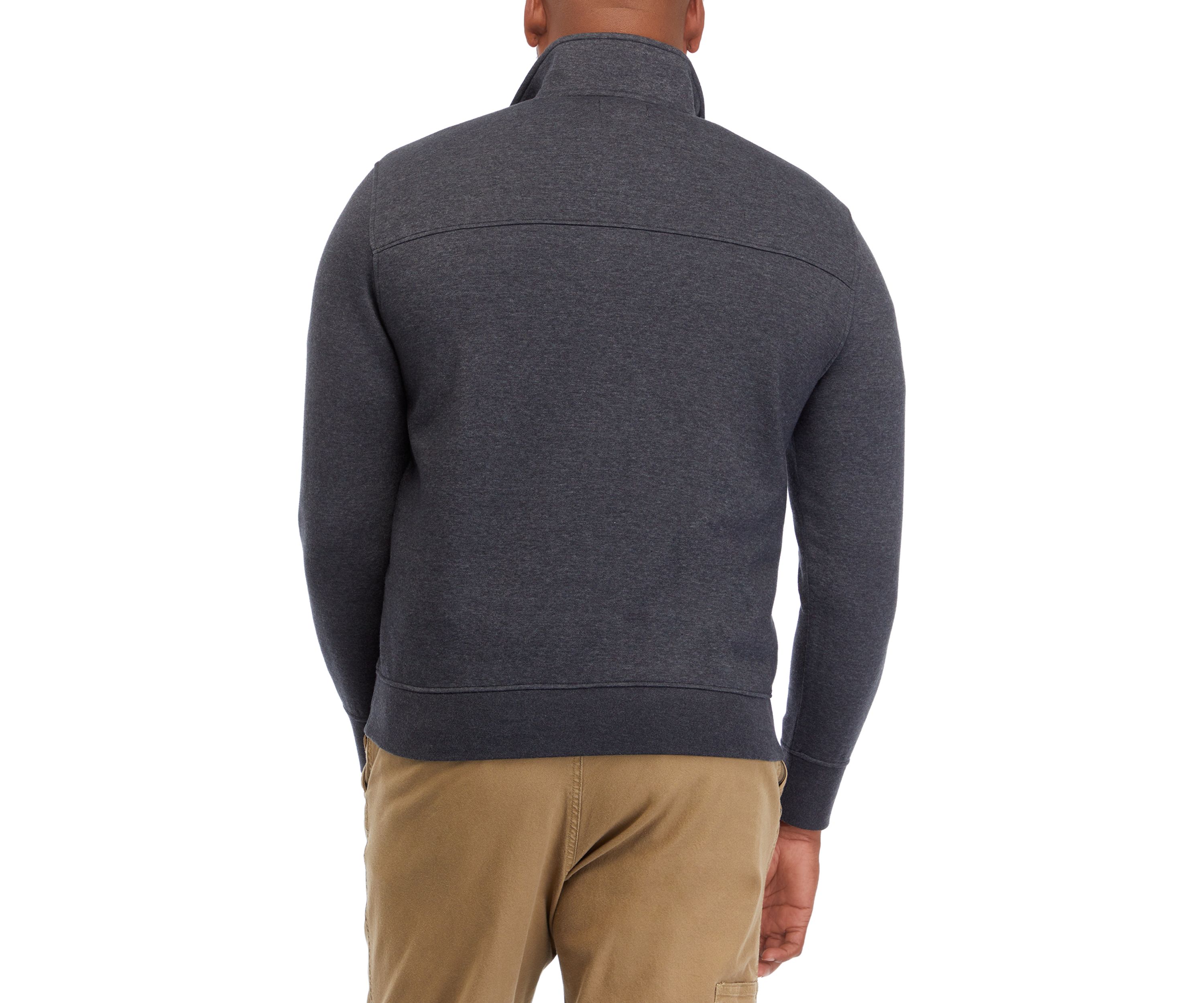 Big & Tall Quarter Zip Fleece Pullover