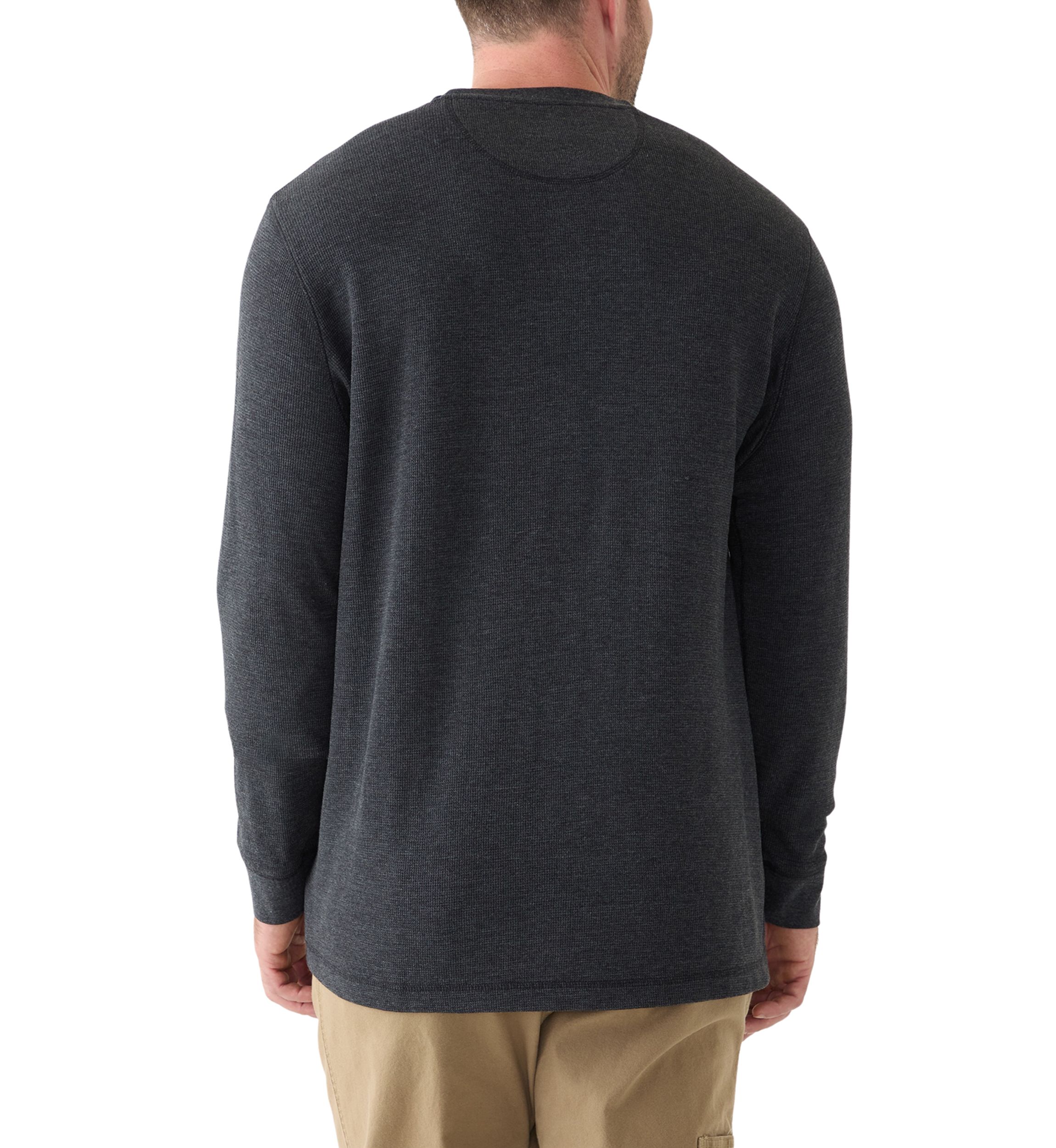 Big & Tall Long Sleeve Thermal Henley Shirt