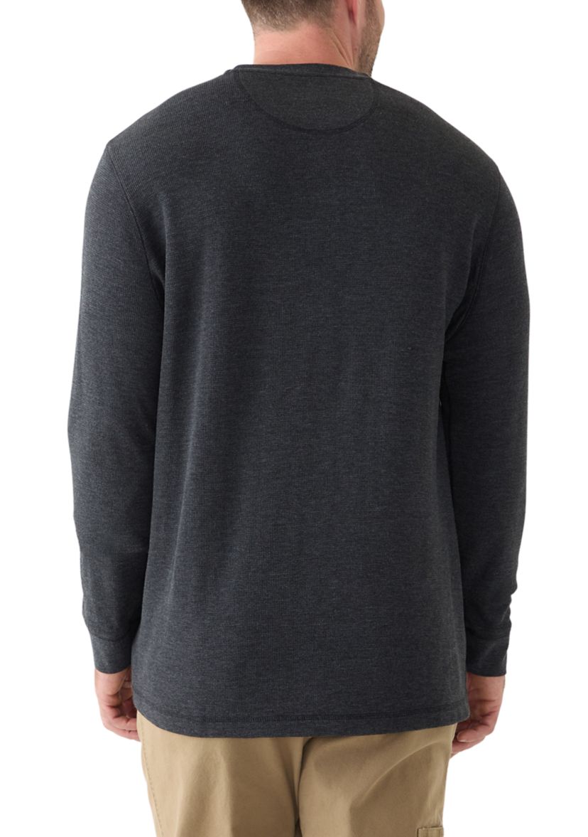 Big & Tall Long Sleeve Thermal Henley Shirt